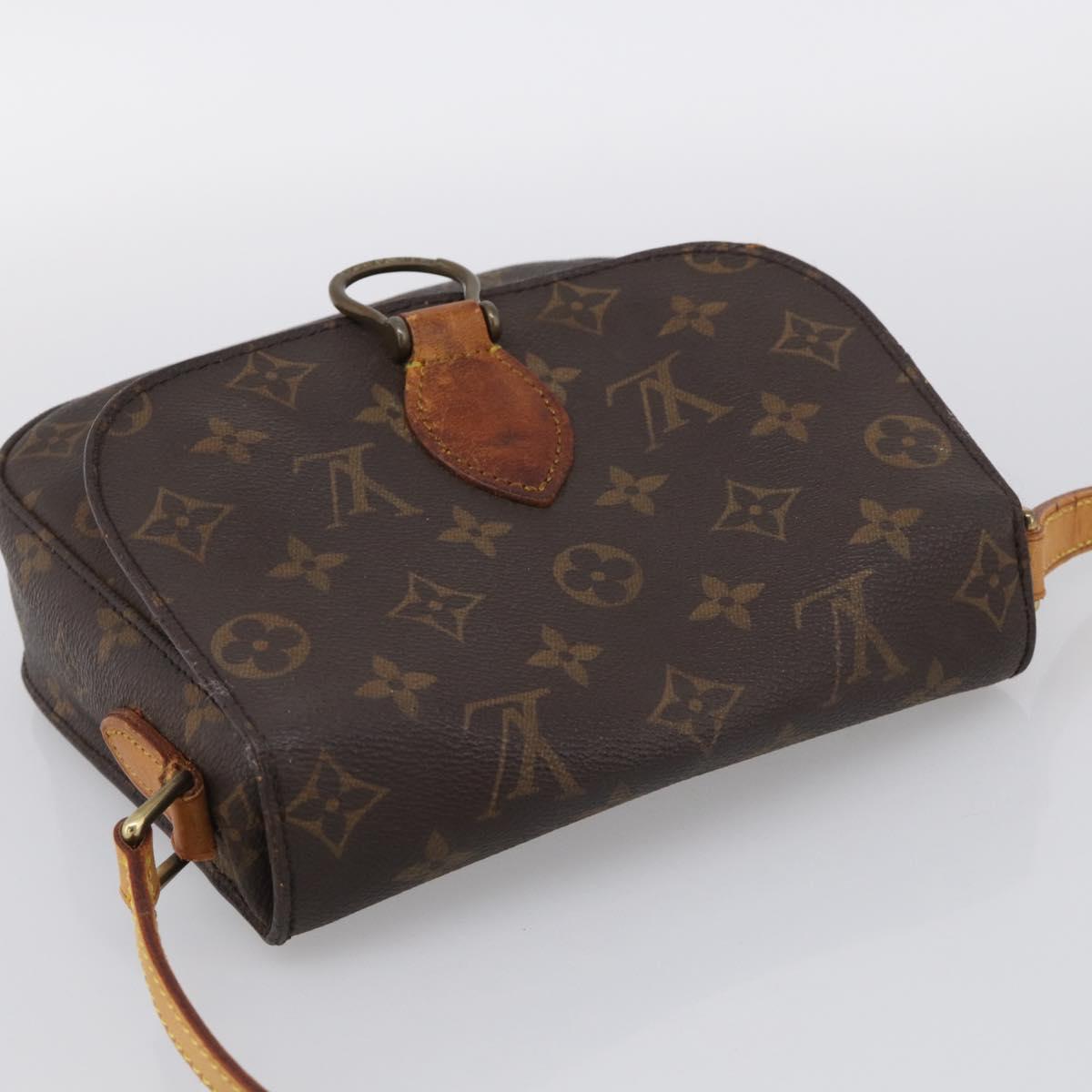 LOUIS VUITTON Monogram Saint Cloud MM Shoulder Bag M51243 LV Auth RV026