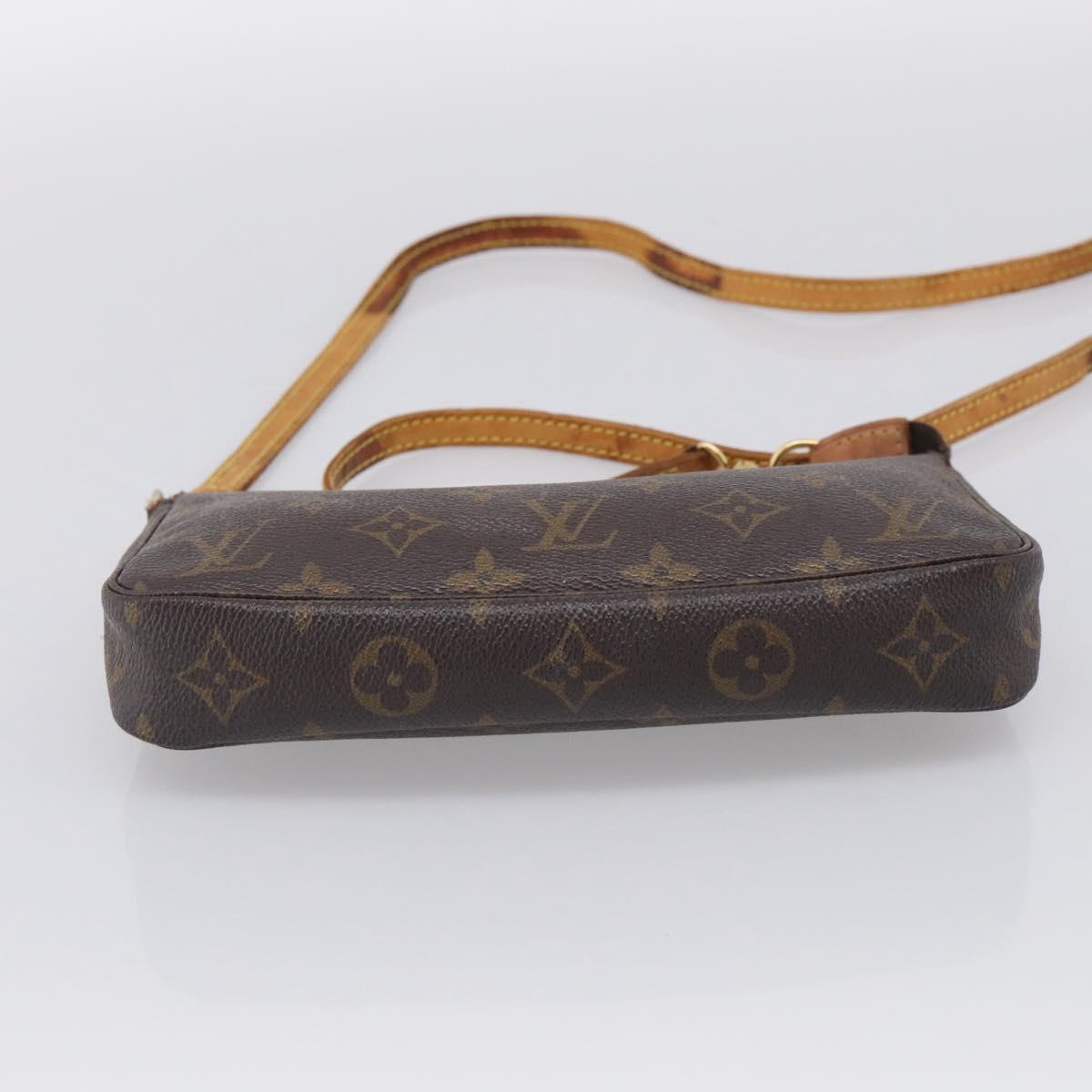 LOUIS VUITTON Monogram Pochette Accessoires Pouch M51980 LV Auth RV027