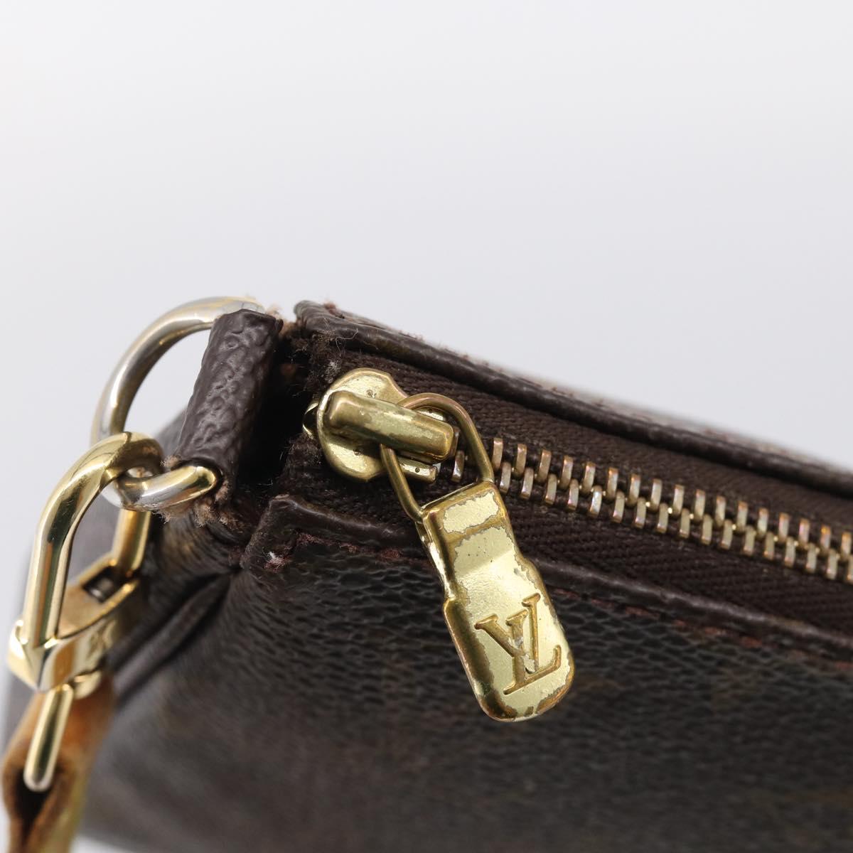 LOUIS VUITTON Monogram Pochette Accessoires Pouch M51980 LV Auth RV027