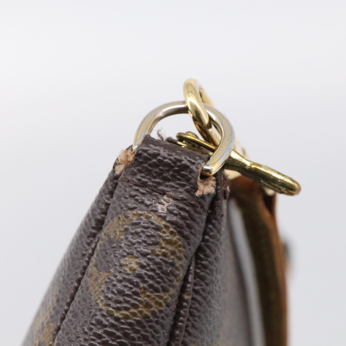 LOUIS VUITTON Monogram Pochette Accessoires Pouch M51980 LV Auth RV027
