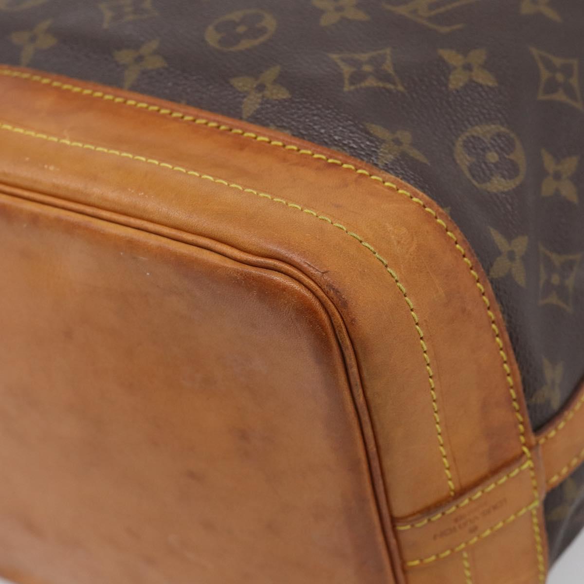 LOUIS VUITTON Monogram Noe Shoulder Bag M42224 LV Auth RV032A