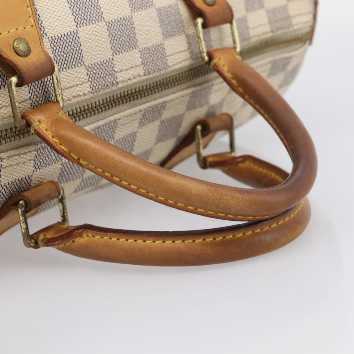 LOUIS VUITTON Damier Azur Speedy 30 Hand Bag N41533 LV Auth RV033