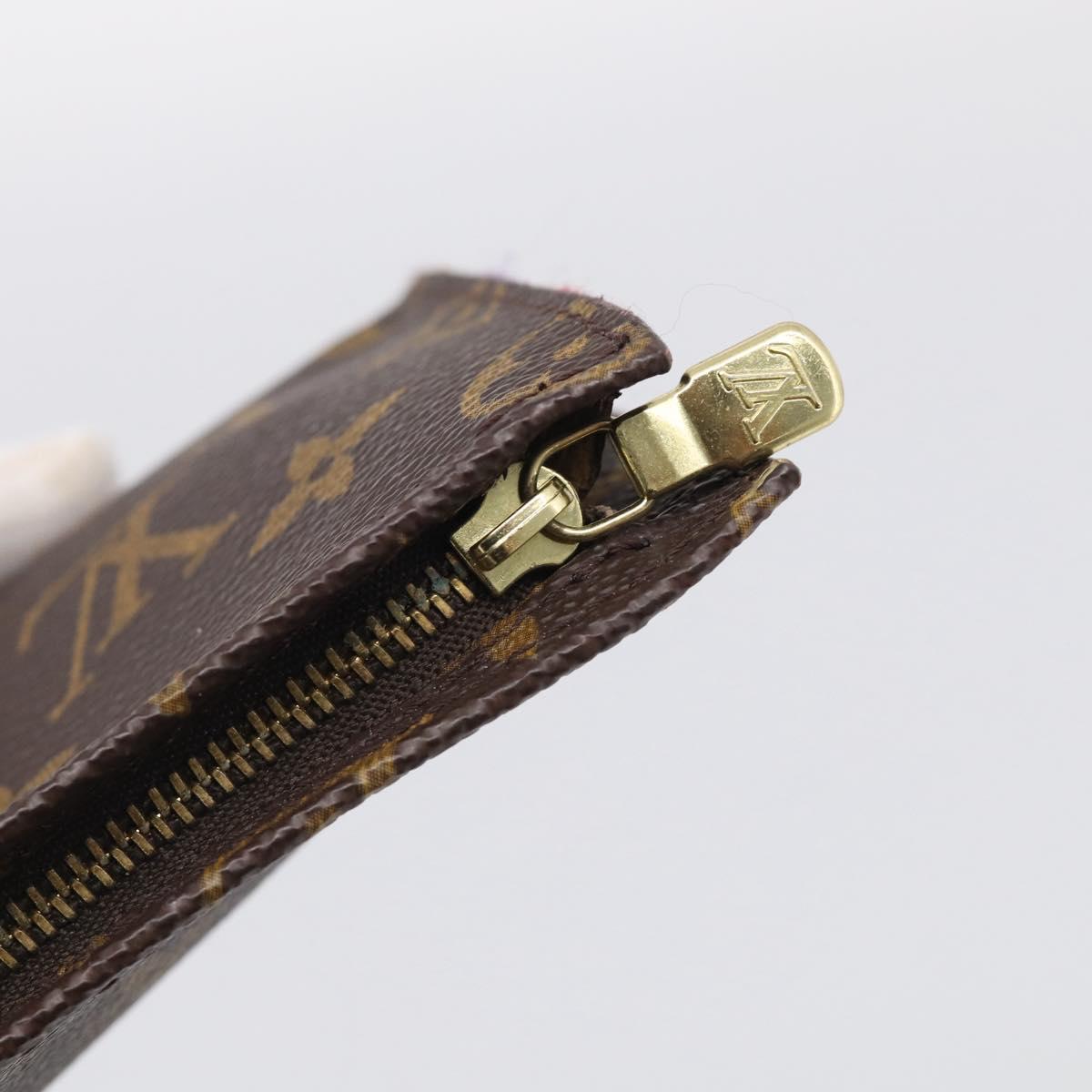 LOUIS VUITTON Monogram Bucket PM Pouch LV Auth RV042