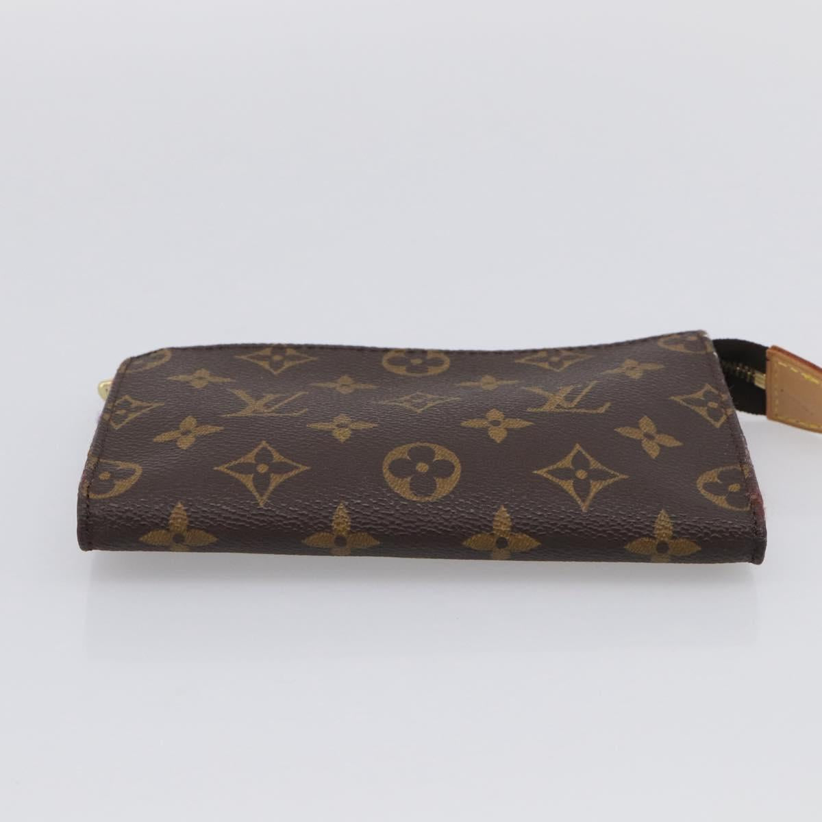 LOUIS VUITTON Monogram Bucket PM Pouch LV Auth RV042