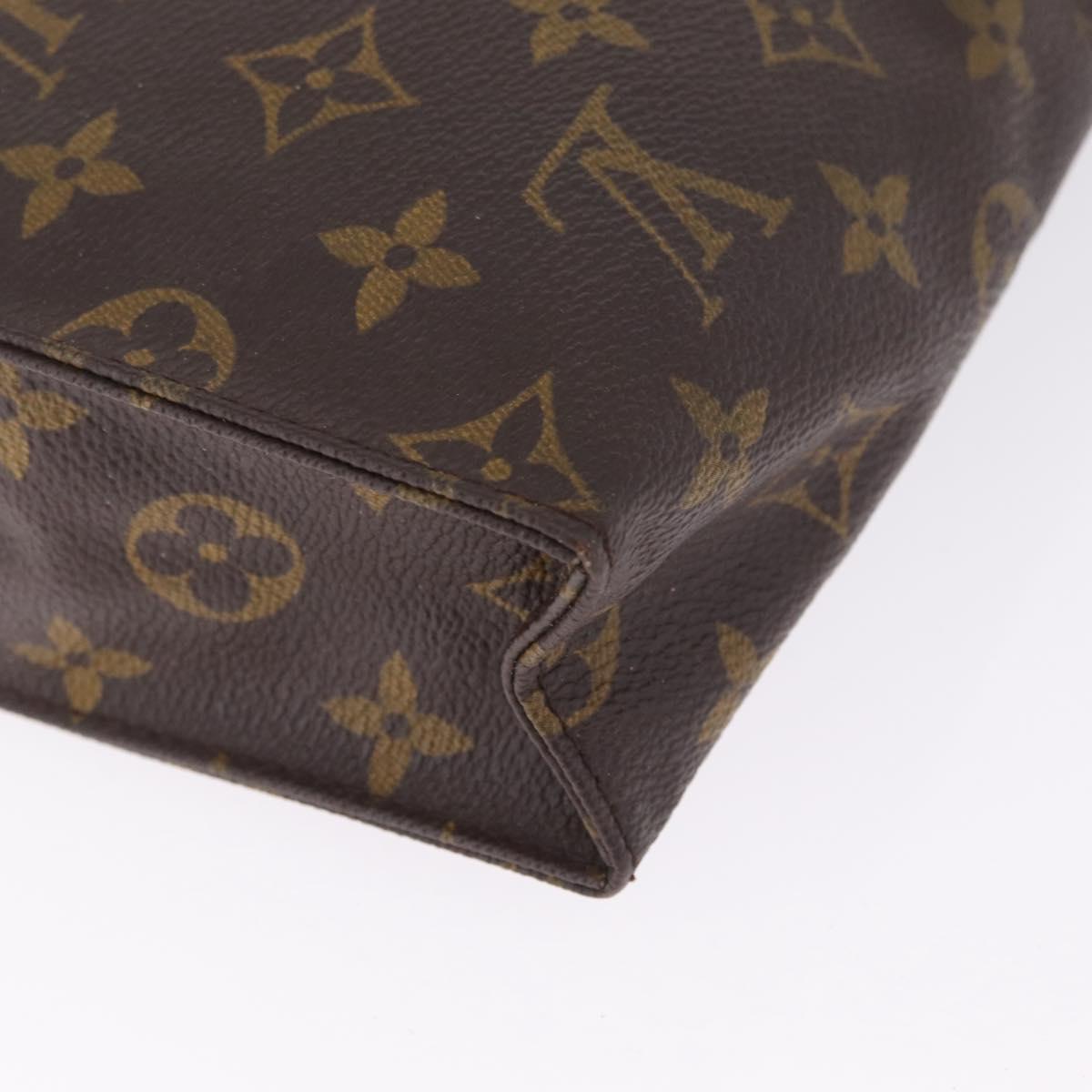 LOUIS VUITTON Monogram Poche Toilette 26 Pouch M47542 LV Auth RV043