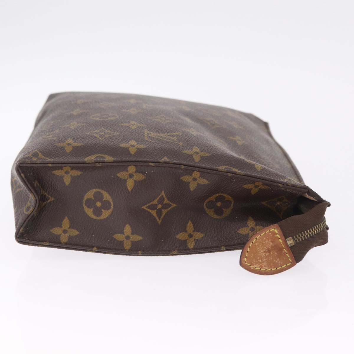LOUIS VUITTON Monogram Poche Toilette 26 Pouch M47542 LV Auth RV043
