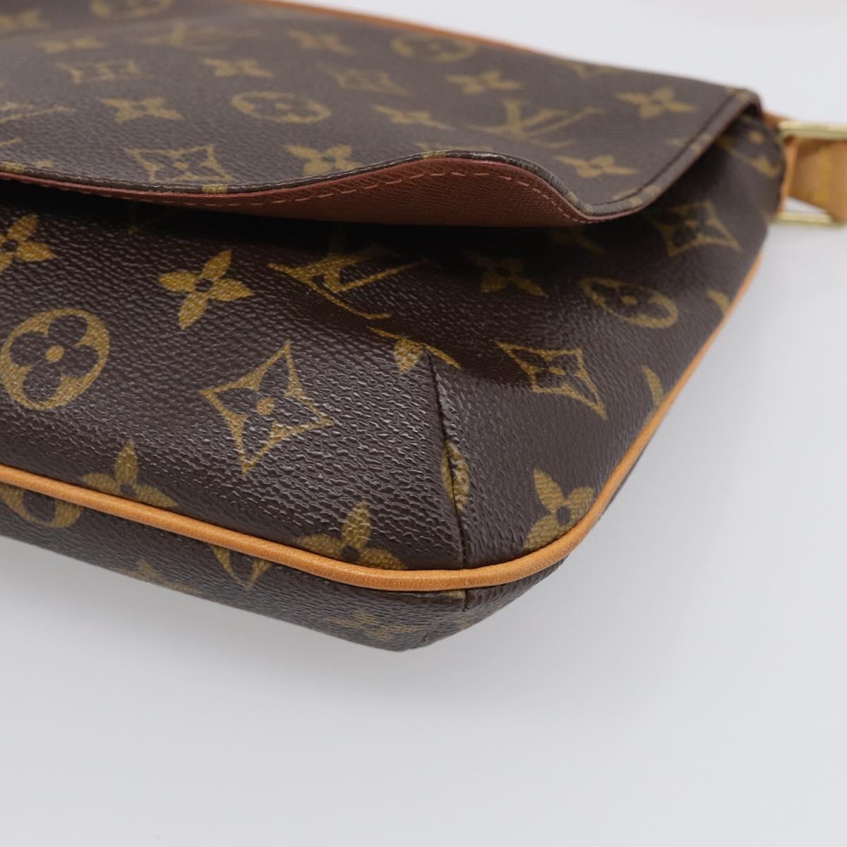 LOUIS VUITTON Monogram Musette Tango Long Strap Bag M51388 LV Auth RV046V