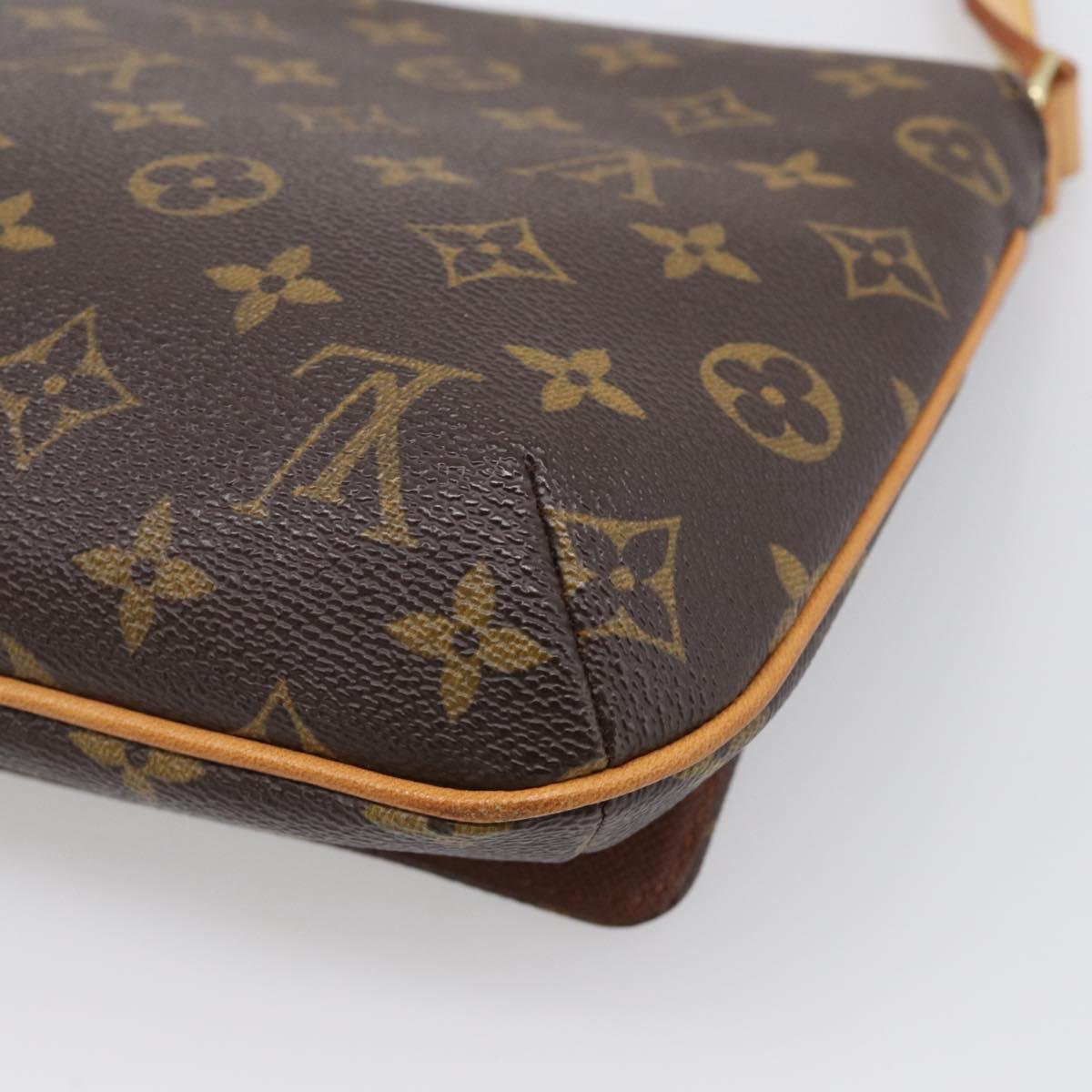 LOUIS VUITTON Monogram Musette Tango Long Strap Bag M51388 LV Auth RV046V