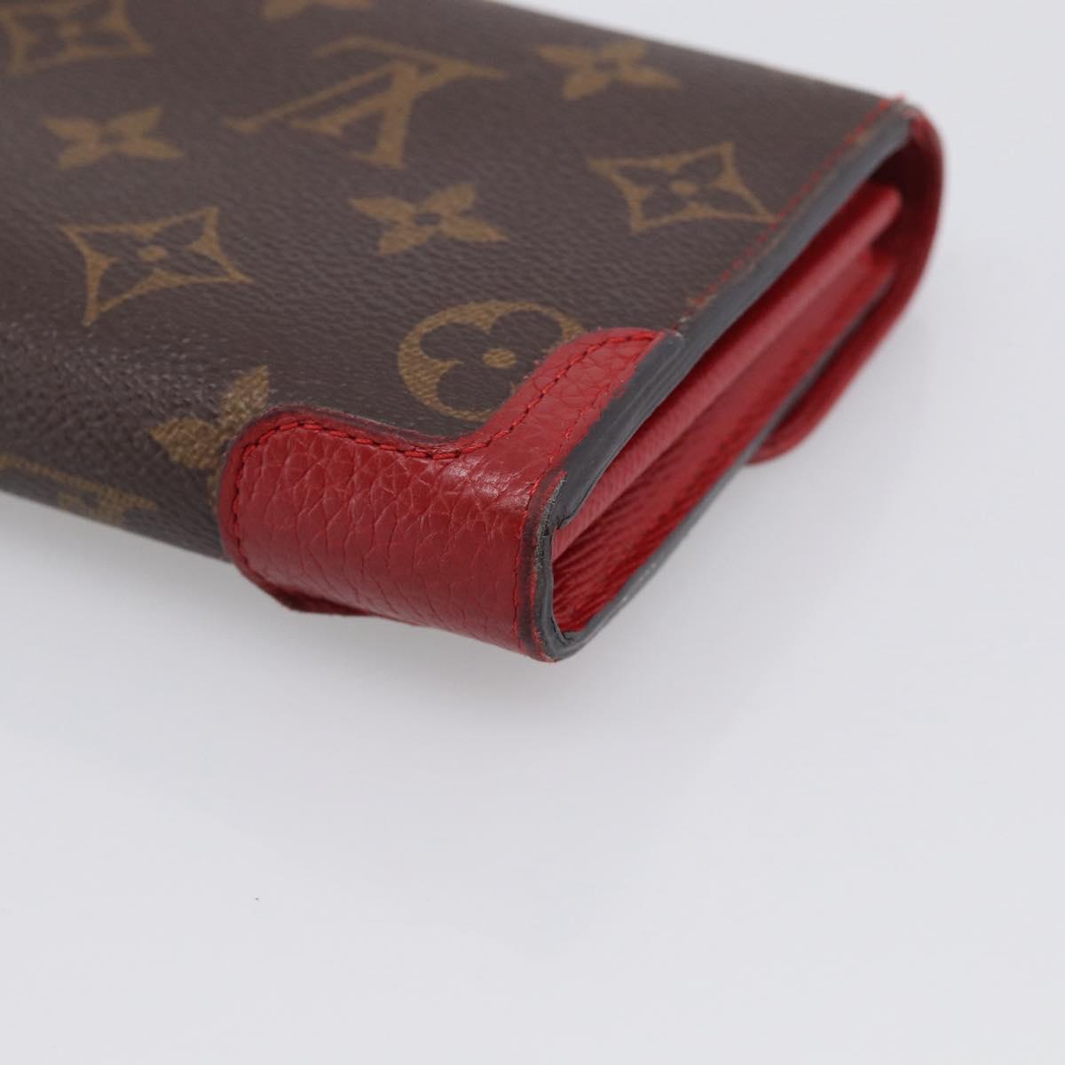 LOUIS VUITTON Monogram Retiro Portefeuille Sarah Wallet M61184 LV Auth RV048