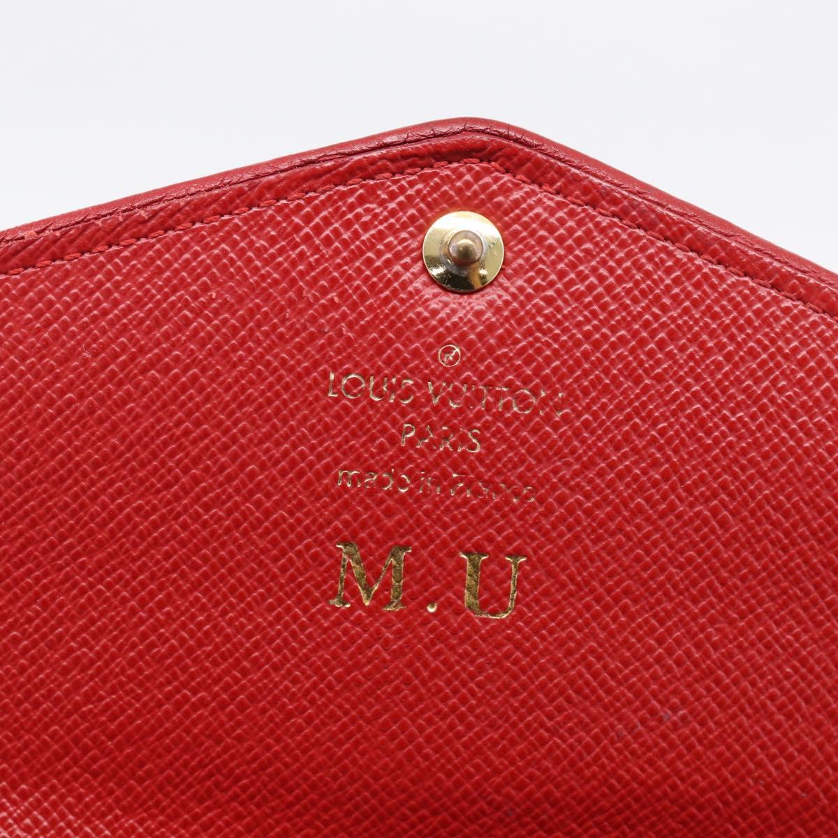 LOUIS VUITTON Monogram Retiro Portefeuille Sarah Wallet M61184 LV Auth RV048