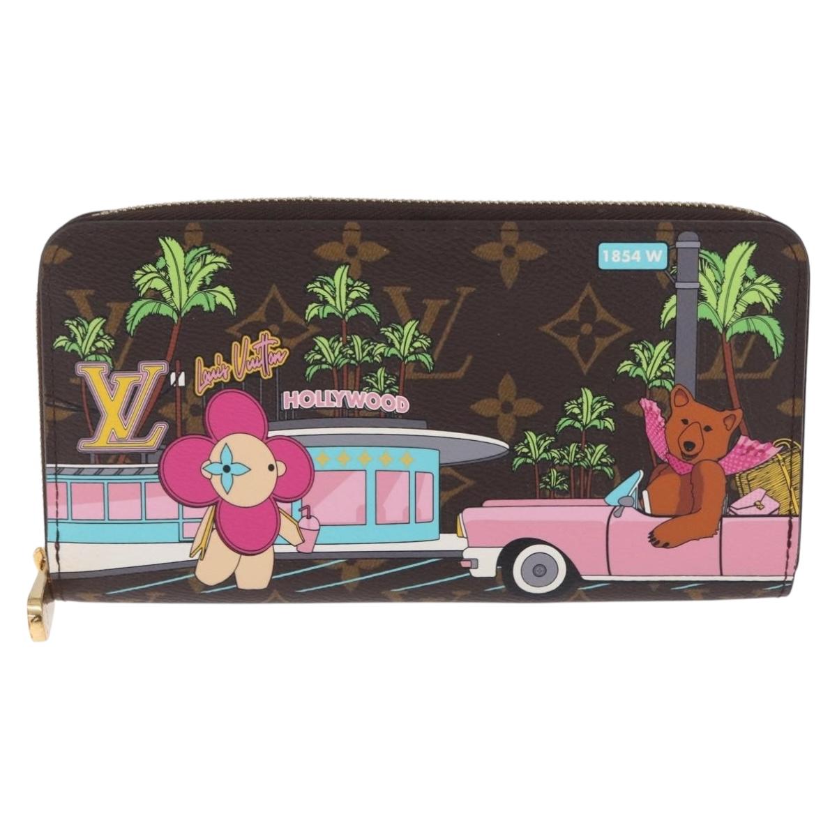 LOUIS VUITTON Monogram Vivienne Zippy Wallet Long Wallet M80857 LV Auth RV050M