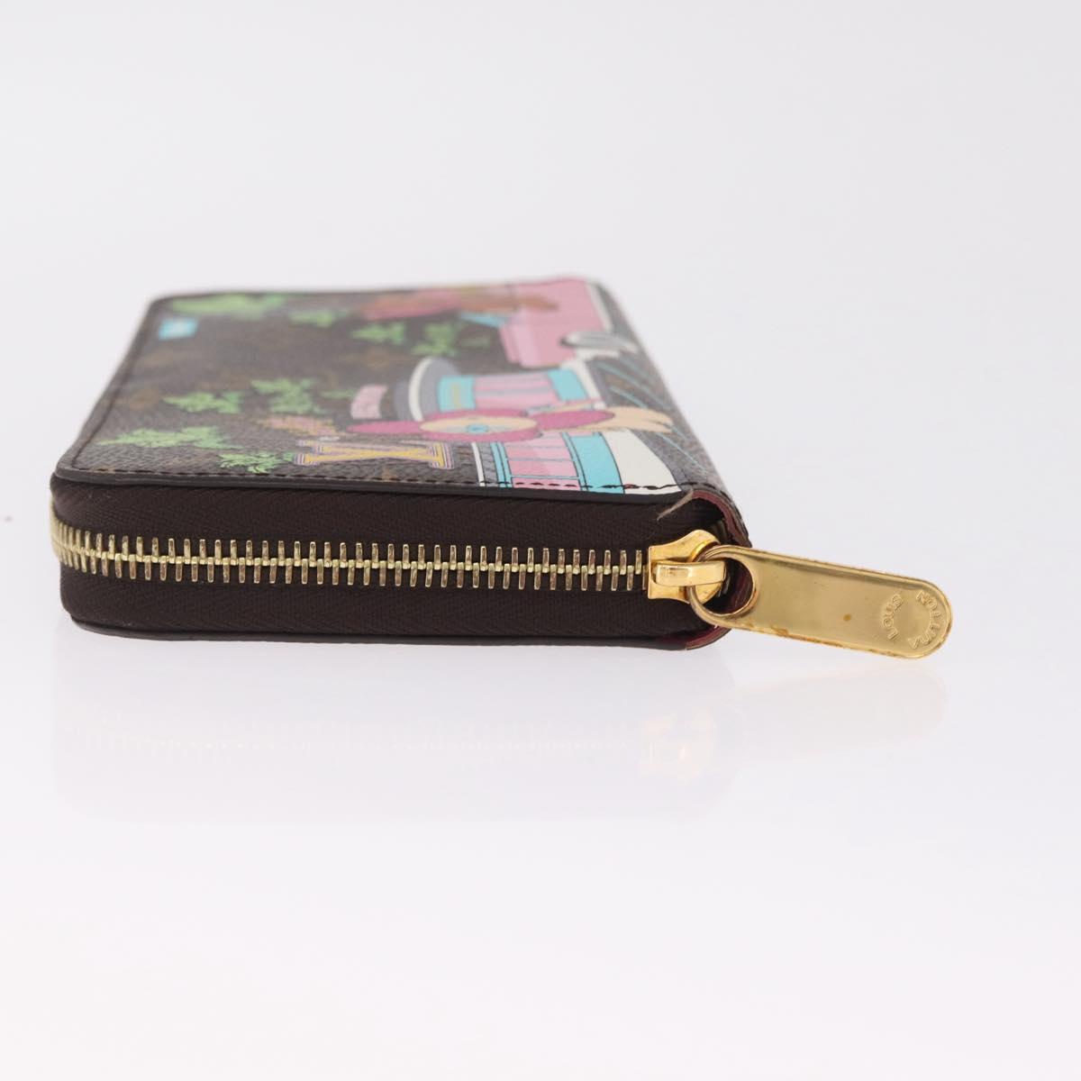 LOUIS VUITTON Monogram Vivienne Zippy Wallet Long Wallet M80857 LV Auth RV050M