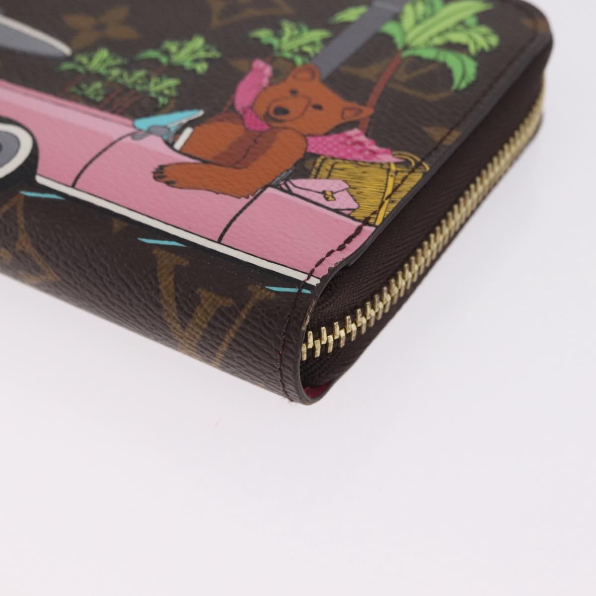 LOUIS VUITTON Monogram Vivienne Zippy Wallet Long Wallet M80857 LV Auth RV050M