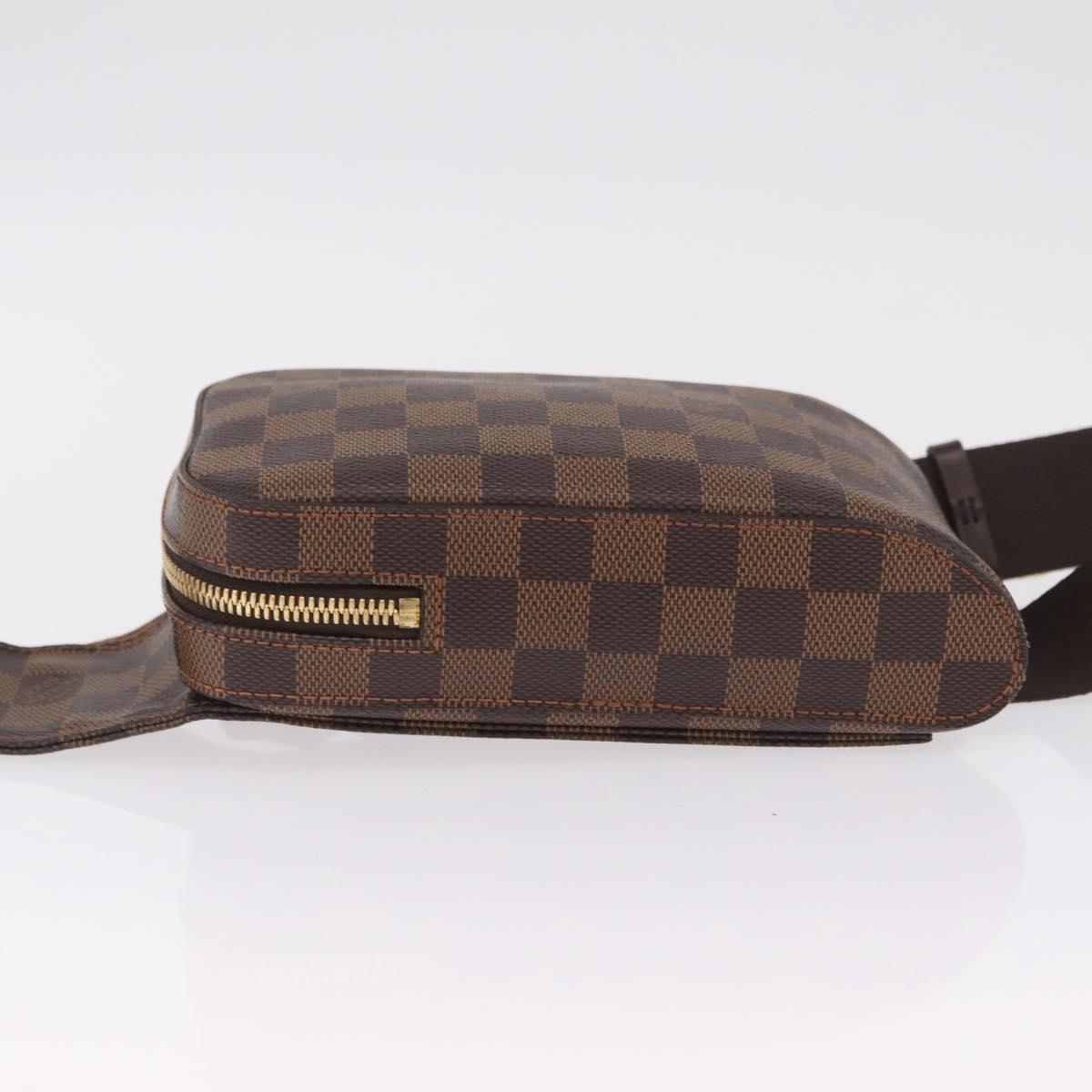 LOUIS VUITTON Damier Ebene Geronimos Shoulder Bag N51994 LV Auth RV051V