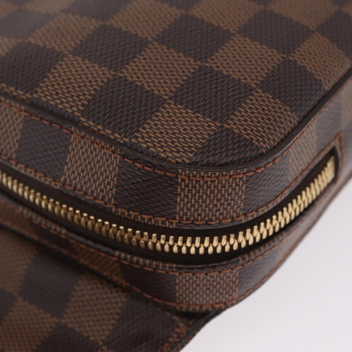 LOUIS VUITTON Damier Ebene Geronimos Shoulder Bag N51994 LV Auth RV051V
