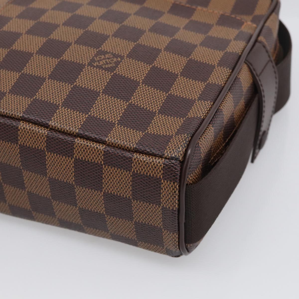 LOUIS VUITTON Damier Ebene Olaf PM Shoulder Bag N41442 LV Auth RV052V