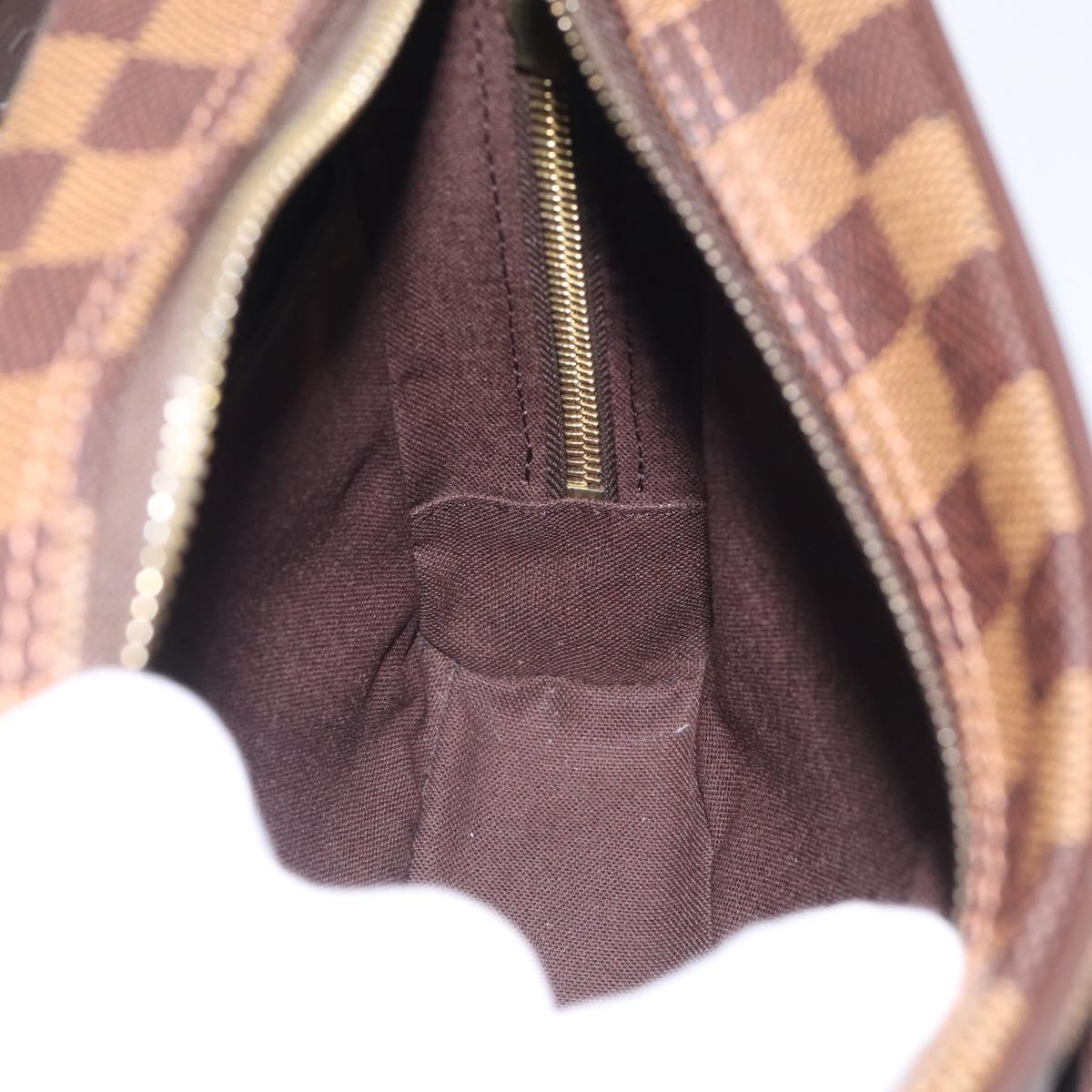 LOUIS VUITTON Damier Ebene Olaf PM Shoulder Bag N41442 LV Auth RV052V