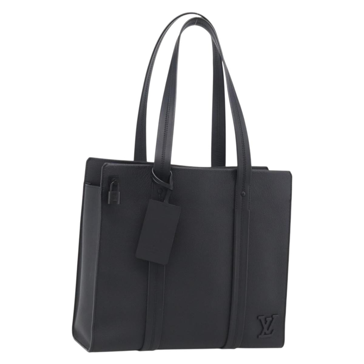 LOUIS VUITTON LV Aerogram Take Off Tote Bag Leather M57308 LV Auth RV059SAM