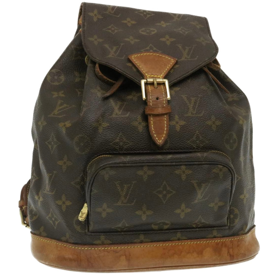 LOUIS VUITTON Monogram Montsouris MM Backpack M51136 LV Auth rz087