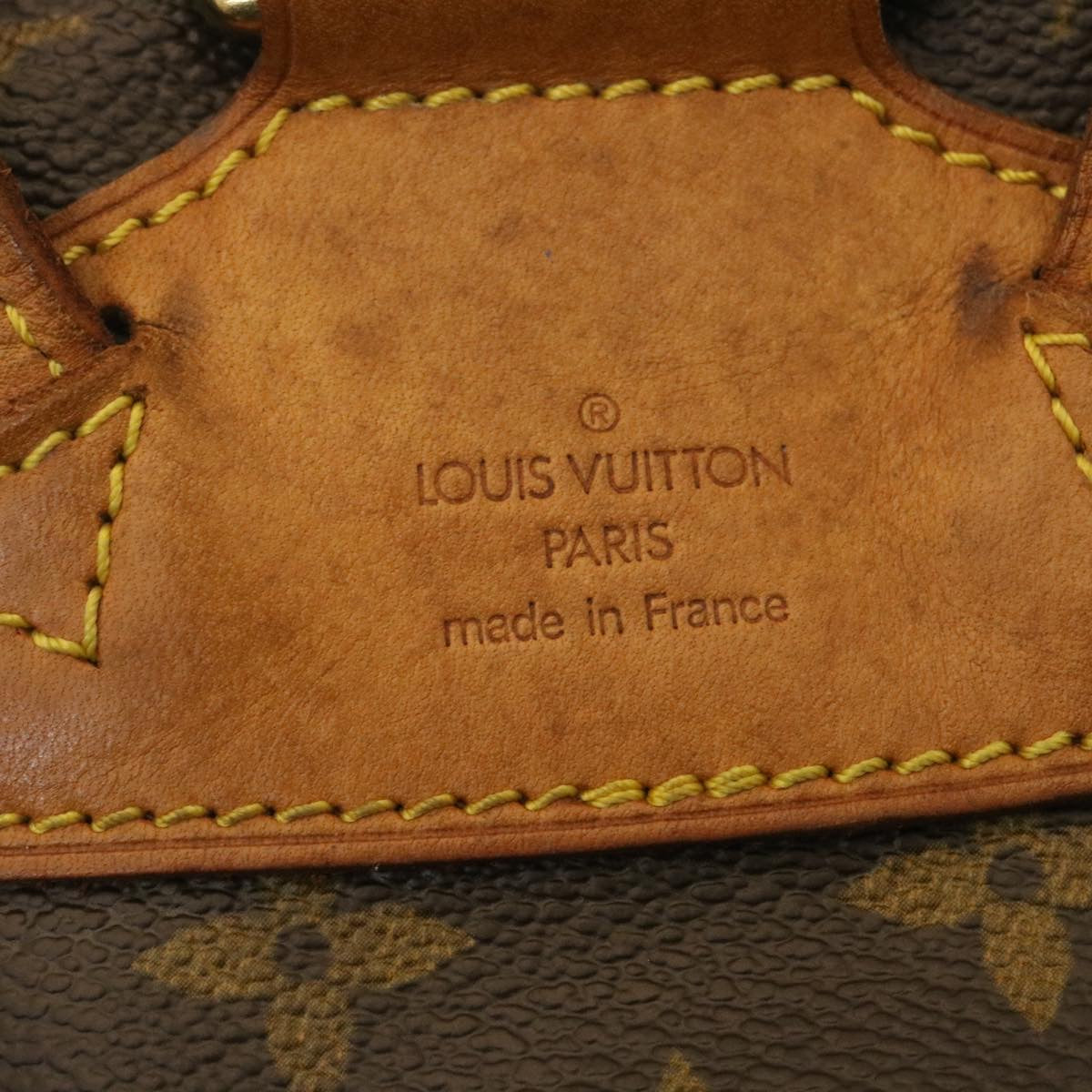 LOUIS VUITTON Monogram Montsouris MM Backpack M51136 LV Auth rz087