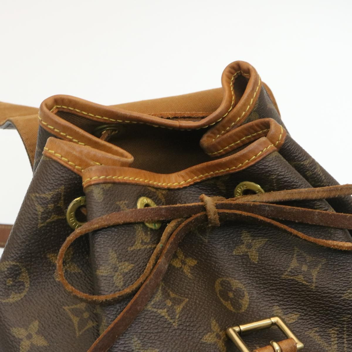 LOUIS VUITTON Monogram Montsouris MM Backpack M51136 LV Auth rz087