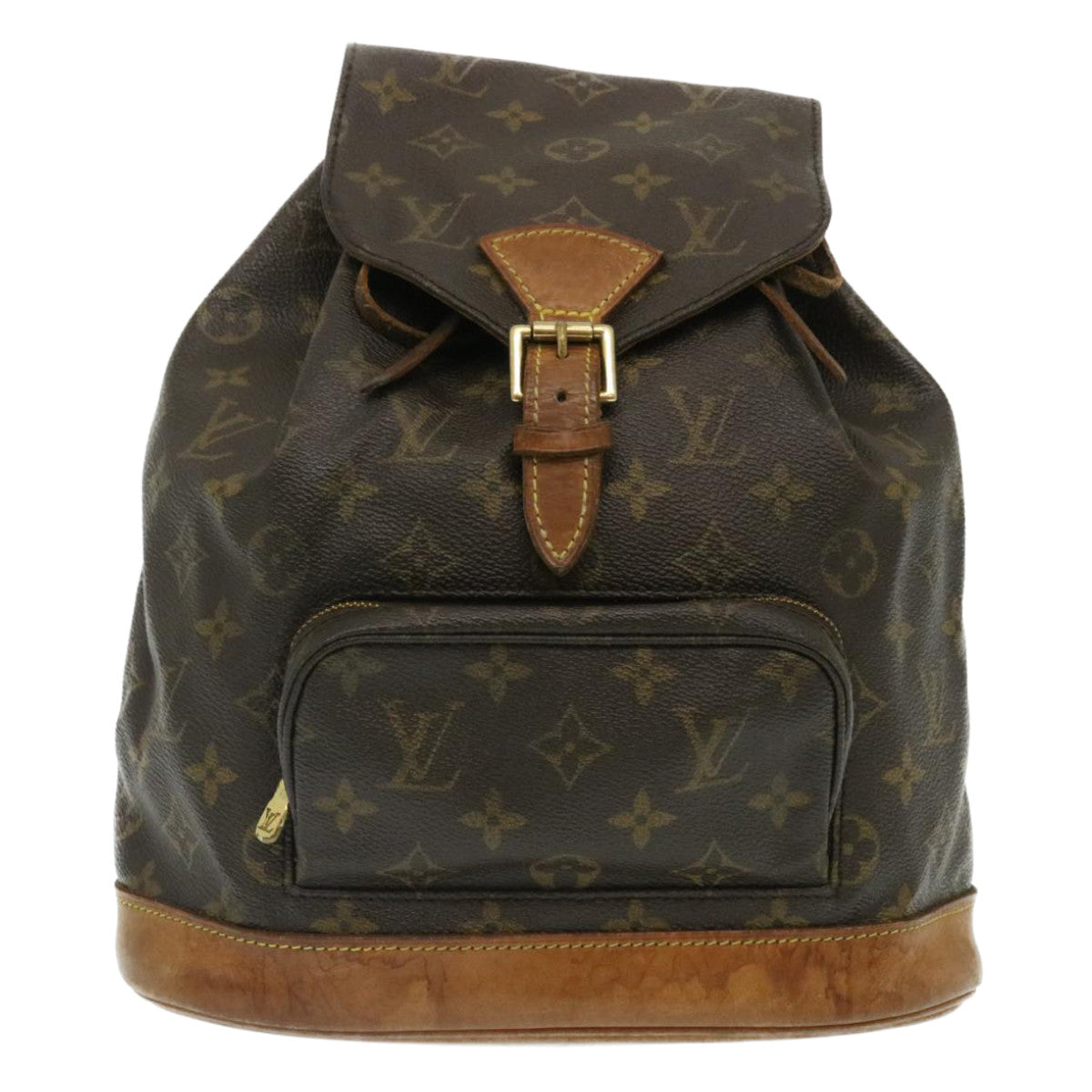 LOUIS VUITTON Monogram Montsouris MM Backpack M51136 LV Auth rz087