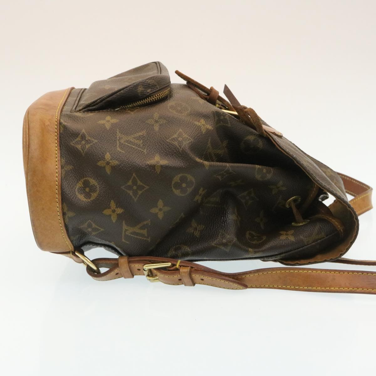 LOUIS VUITTON Monogram Montsouris MM Backpack M51136 LV Auth rz087