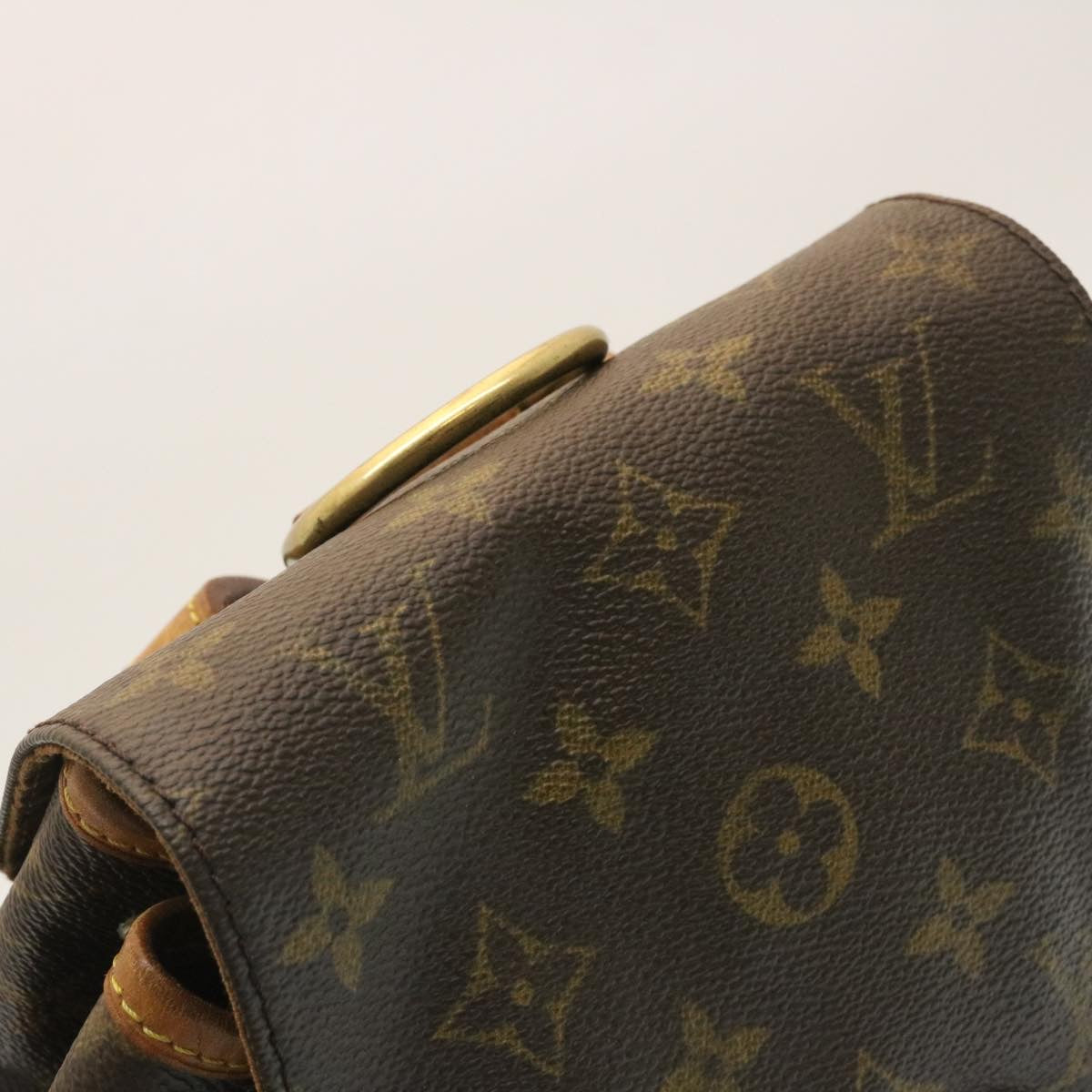 LOUIS VUITTON Monogram Montsouris MM Backpack M51136 LV Auth rz087