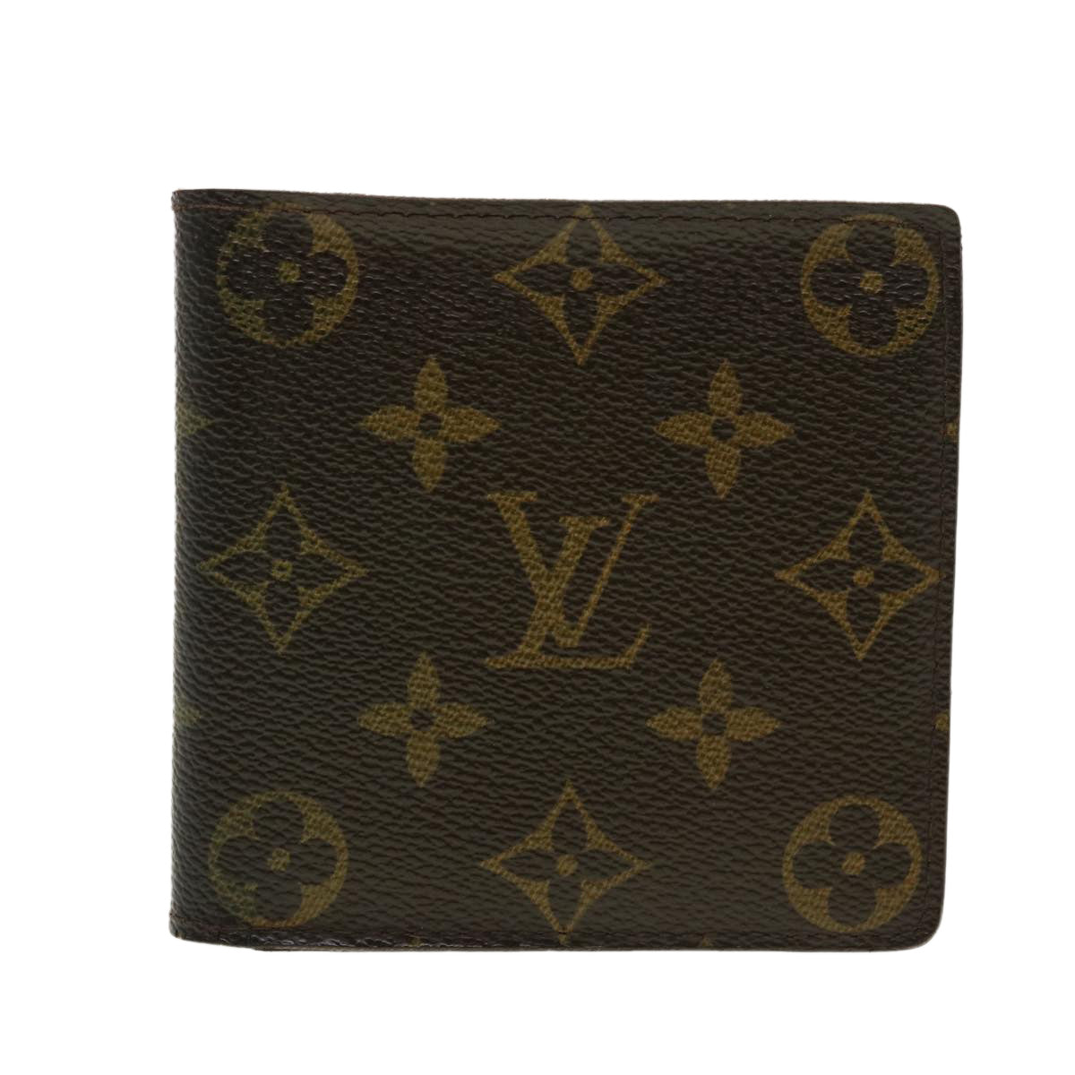 LOUIS VUITTON Monogram Portefeuille Marco Bifold Wallet M61675 LV Auth S293