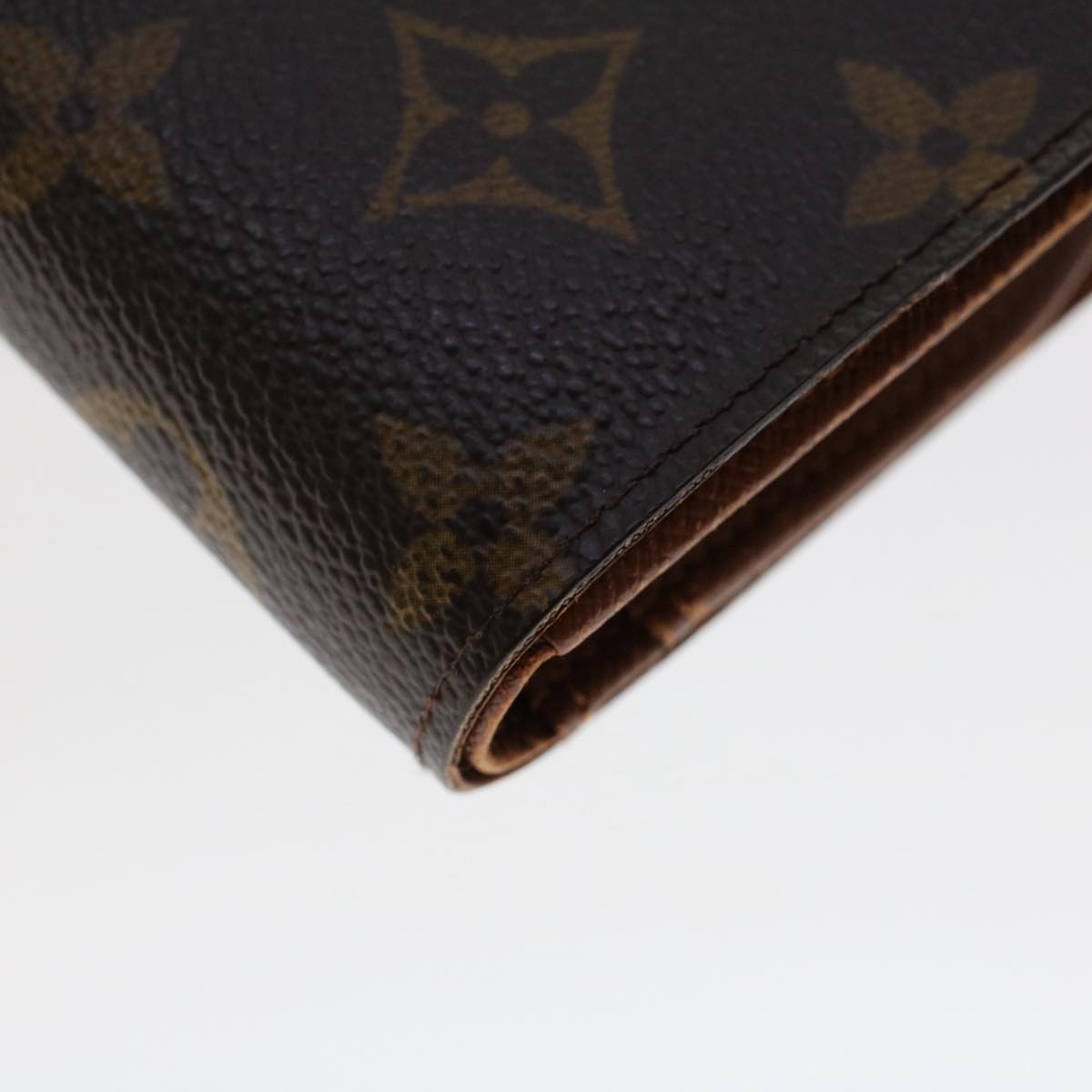 LOUIS VUITTON Monogram Porte Monnaie Billets Viennois Wallet M61663 Auth S701