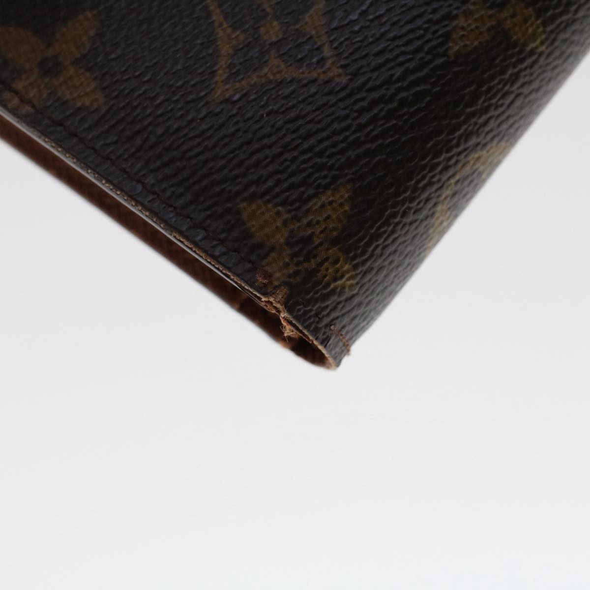 LOUIS VUITTON Monogram Porte Monnaie Billets Viennois Wallet M61663 Auth S701