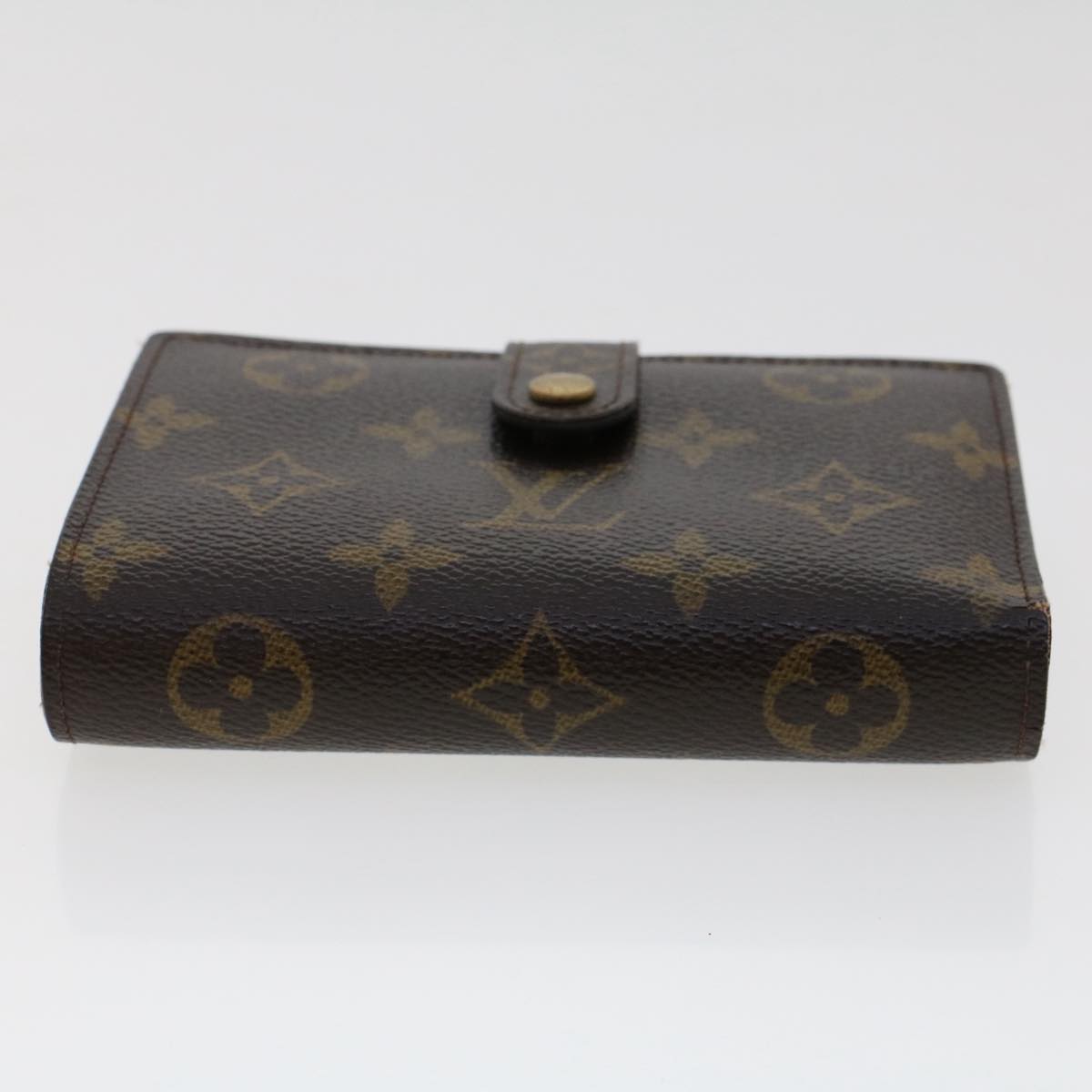 LOUIS VUITTON Monogram Porte Monnaie Billets Viennois Wallet M61663 Auth S701