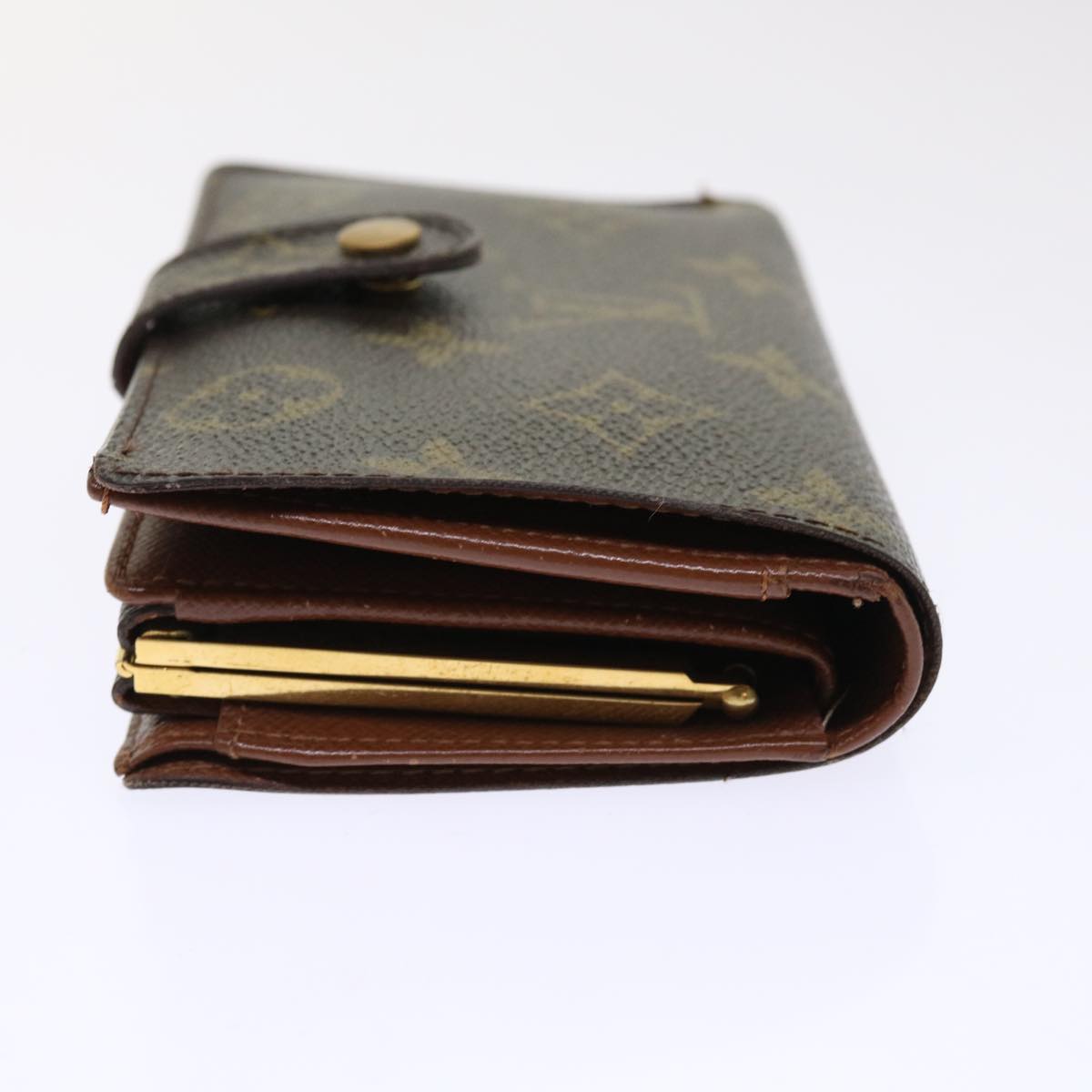 LOUIS VUITTON Monogram Porte Monnaie Billets Viennois Wallet M61663 Auth S702