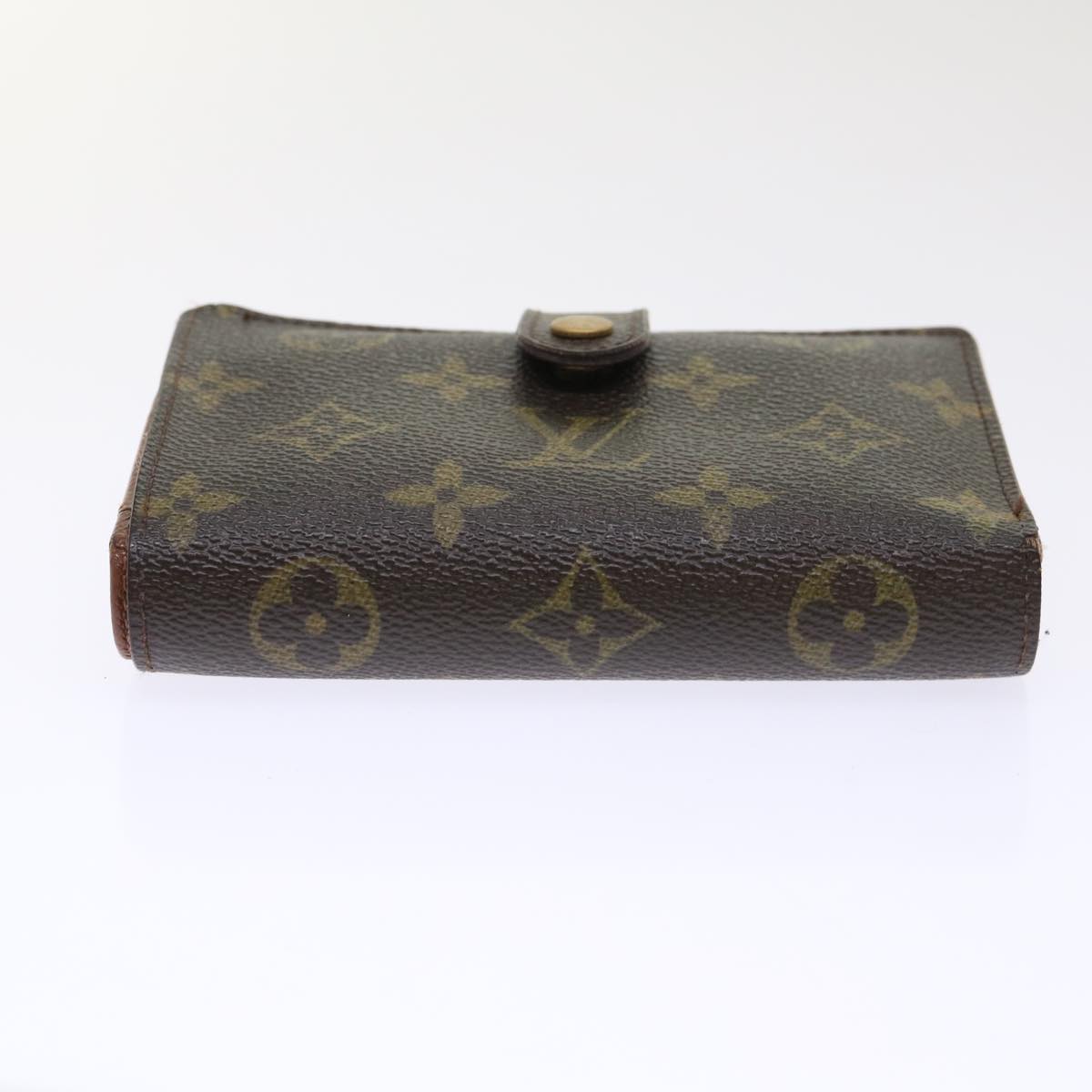 LOUIS VUITTON Monogram Porte Monnaie Billets Viennois Wallet M61663 Auth S702