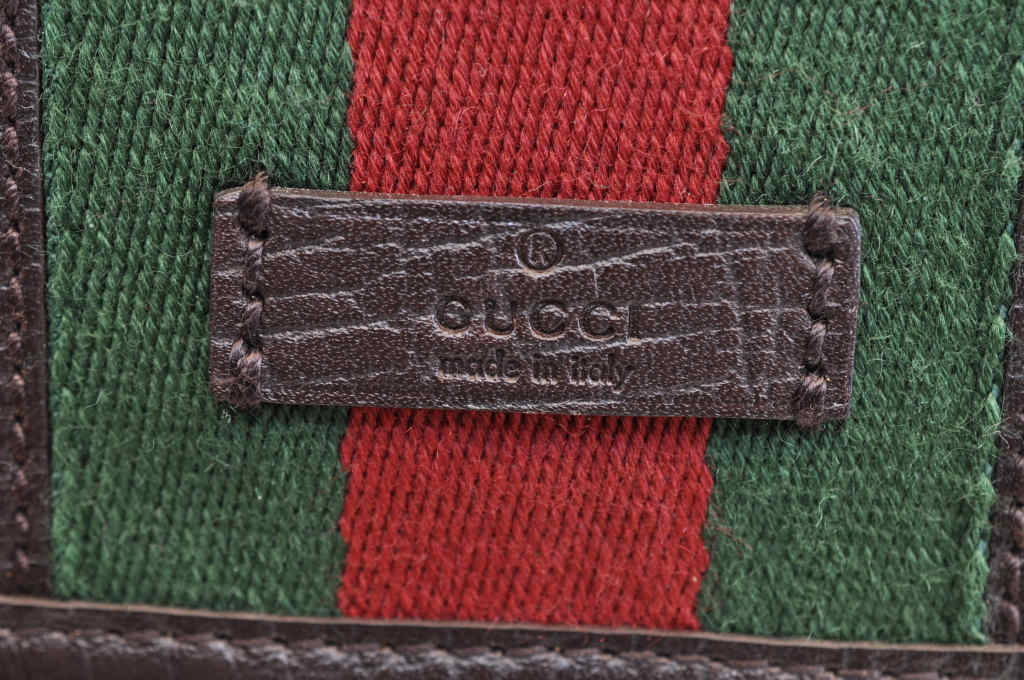 GUCCI GG Canvas Sherry Line Web Waist Bag Bum Bag Brown Auth am1103s