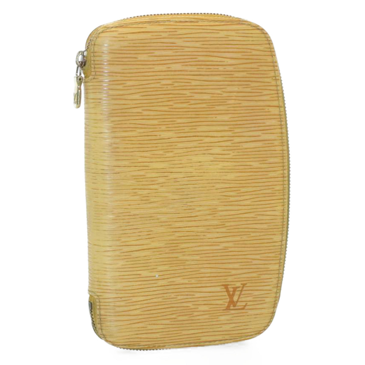 LOUIS VUITTON Epi Agenda Jeode Travel Case Yellow LV Auth am3002s