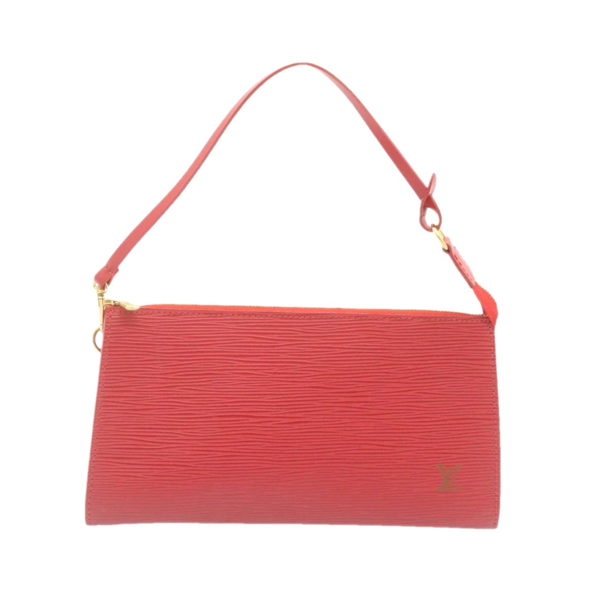 LOUIS VUITTON Epi Pochette Accessoires Pouch Red M40776 LV Auth se117