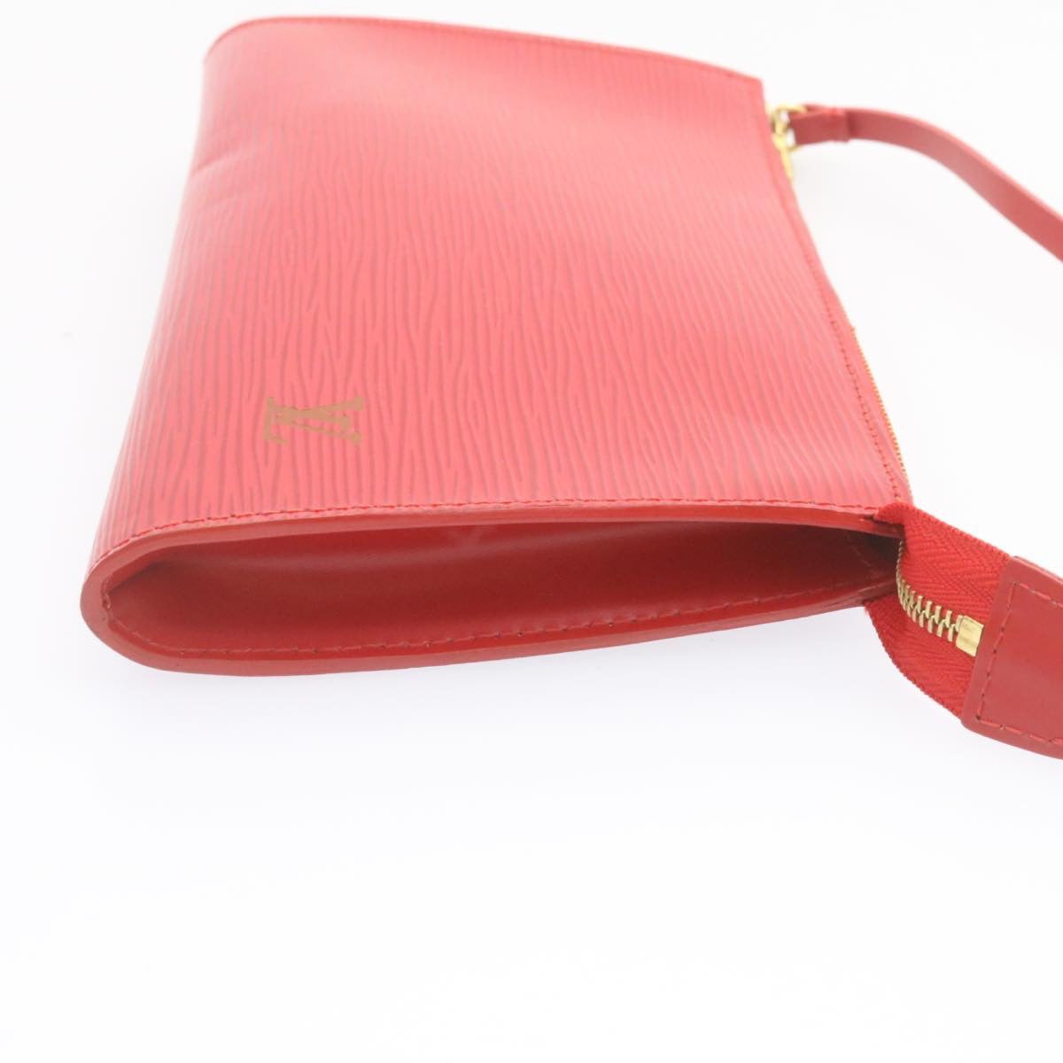 LOUIS VUITTON Epi Pochette Accessoires Pouch Red M40776 LV Auth se117