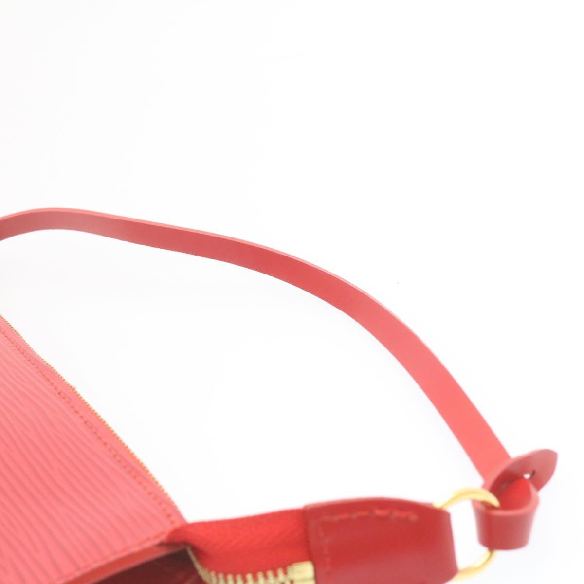 LOUIS VUITTON Epi Pochette Accessoires Pouch Red M40776 LV Auth se117