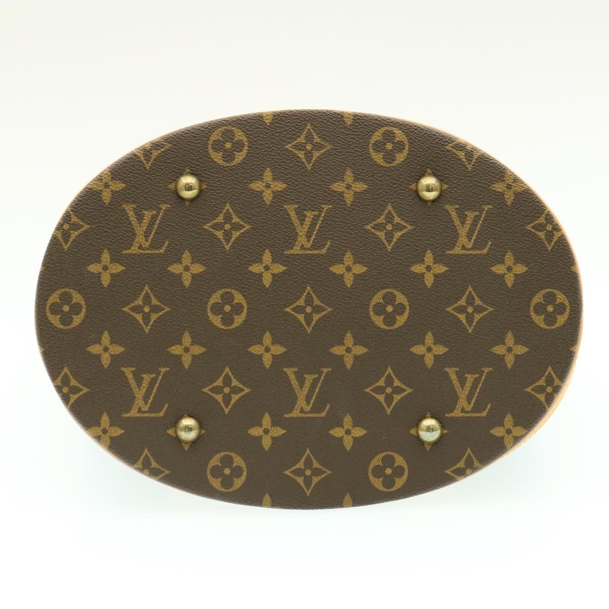 LOUIS VUITTON Monogram Bucket GM Shoulder Bag M42236 LV Auth se173