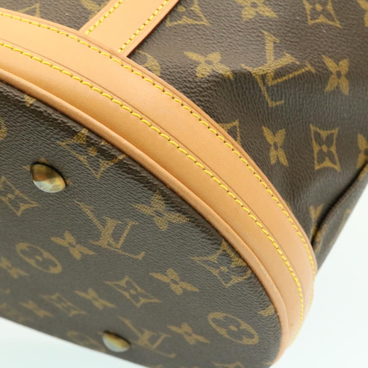 LOUIS VUITTON Monogram Bucket GM Shoulder Bag M42236 LV Auth se173