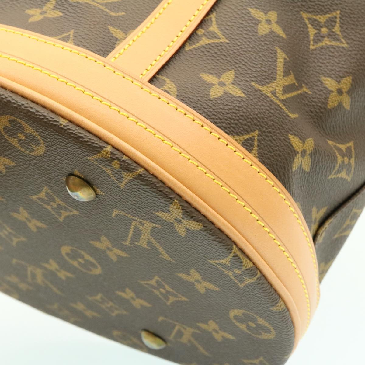 LOUIS VUITTON Monogram Bucket GM Shoulder Bag M42236 LV Auth se173