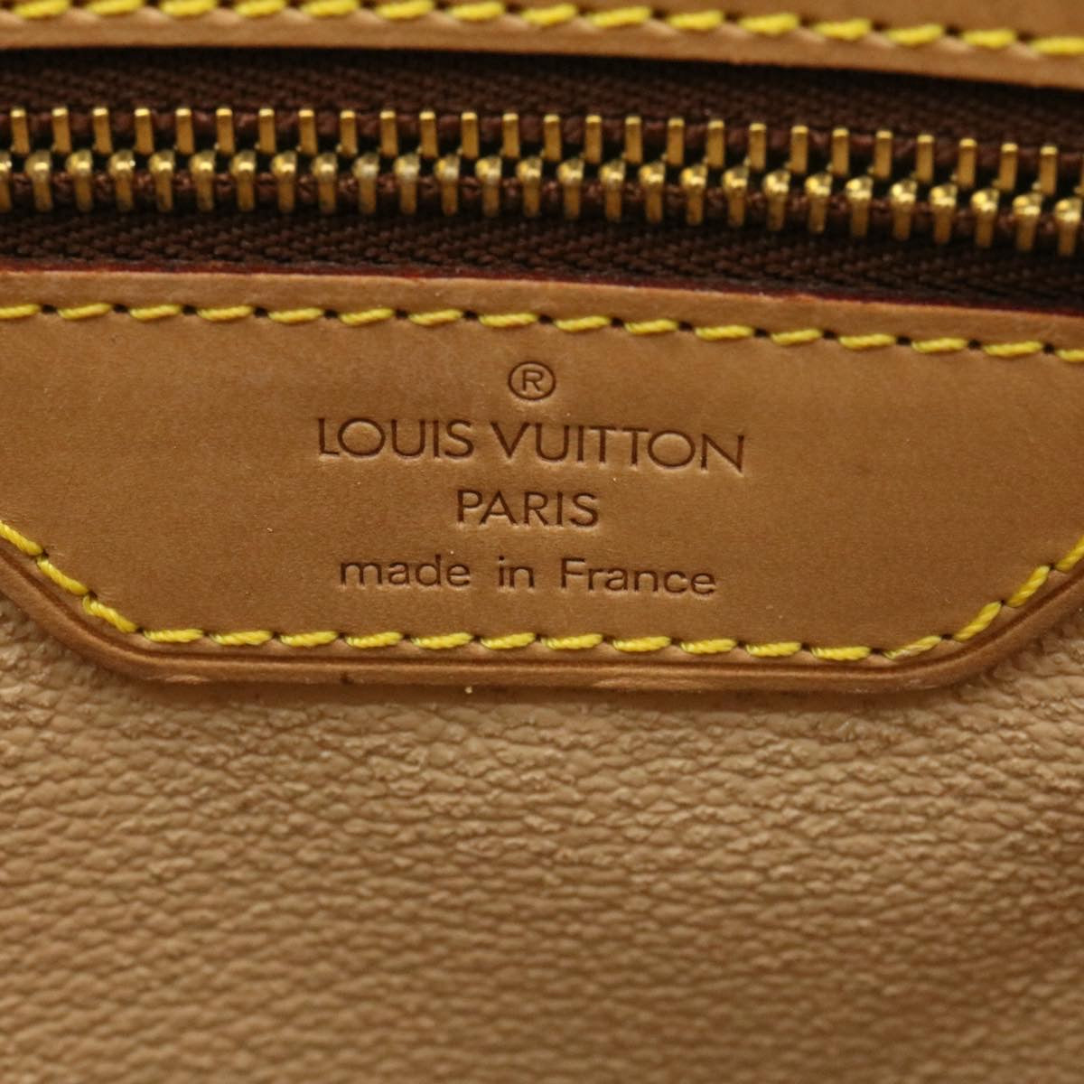 LOUIS VUITTON Monogram Bucket GM Shoulder Bag M42236 LV Auth se173