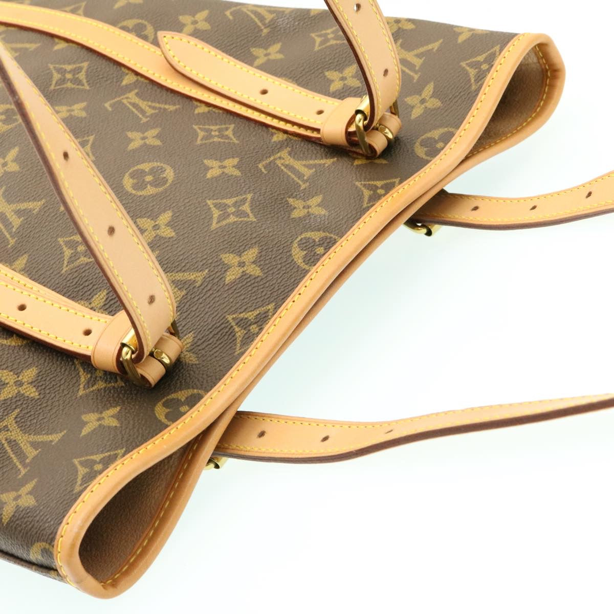 LOUIS VUITTON Monogram Bucket GM Shoulder Bag M42236 LV Auth se173