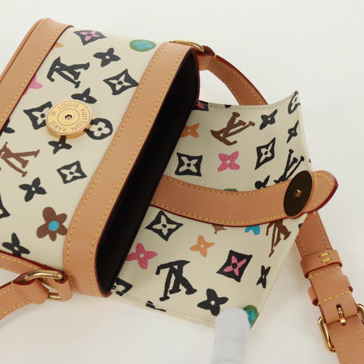 LOUIS VUITTON Craggy Envelope Wearable Wallet Bag Ivory M83346 LV Auth SK015SM