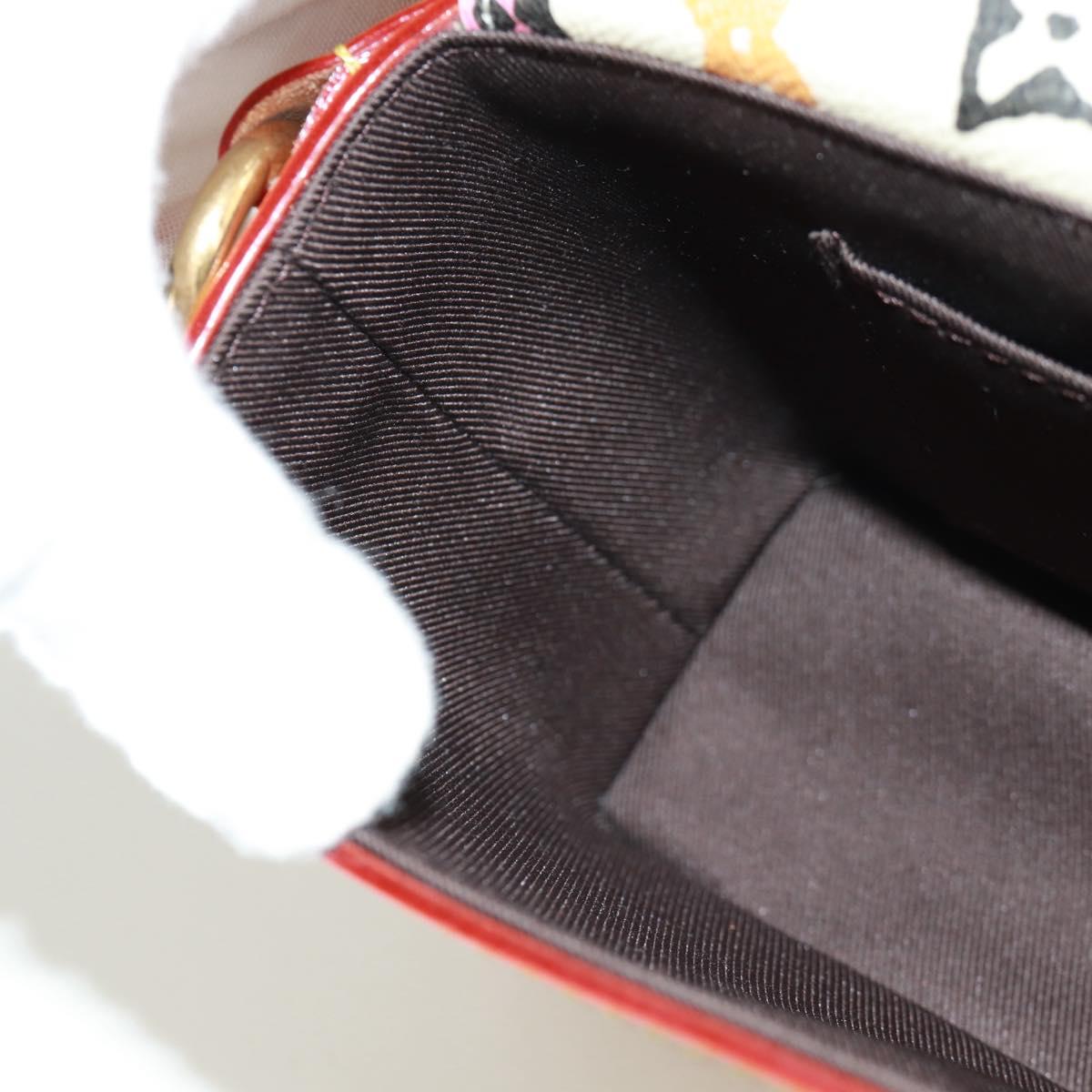 LOUIS VUITTON Craggy Envelope Wearable Wallet Bag Ivory M83346 LV Auth SK015SM