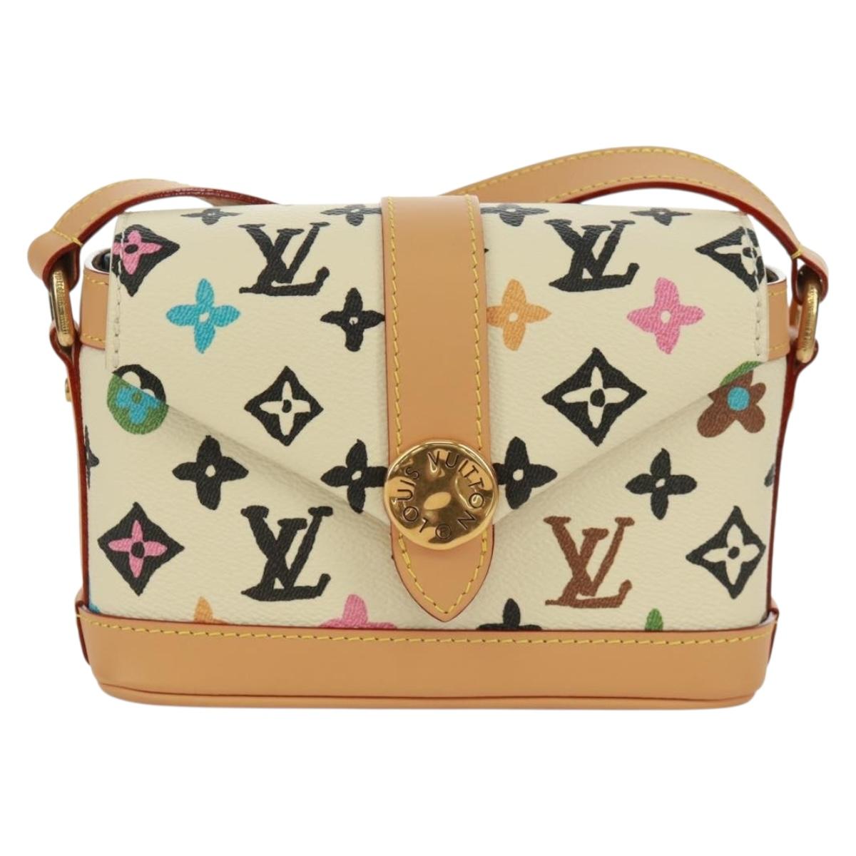 LOUIS VUITTON Craggy Envelope Wearable Wallet Bag Ivory M83346 LV Auth SK015SM