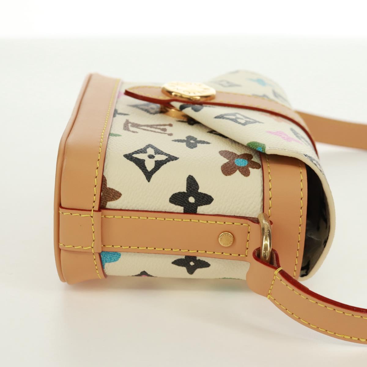 LOUIS VUITTON Craggy Envelope Wearable Wallet Bag Ivory M83346 LV Auth SK015SM