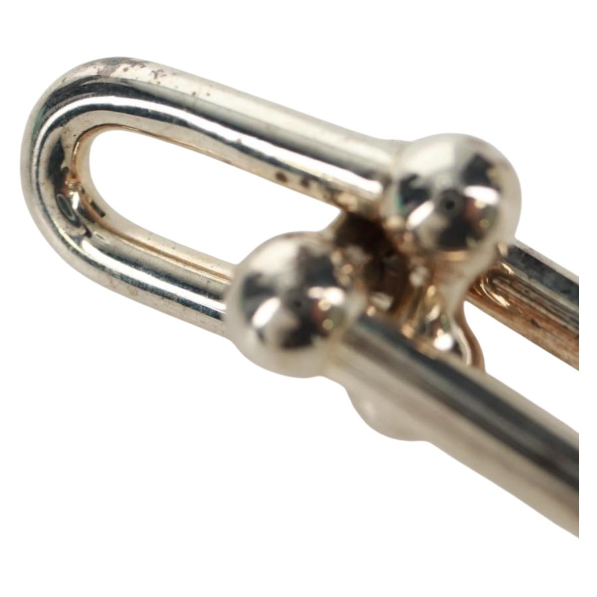 TIFFANY&Co. Pierce Hardware Small Link Ag925 Silver Auth SK019SM
