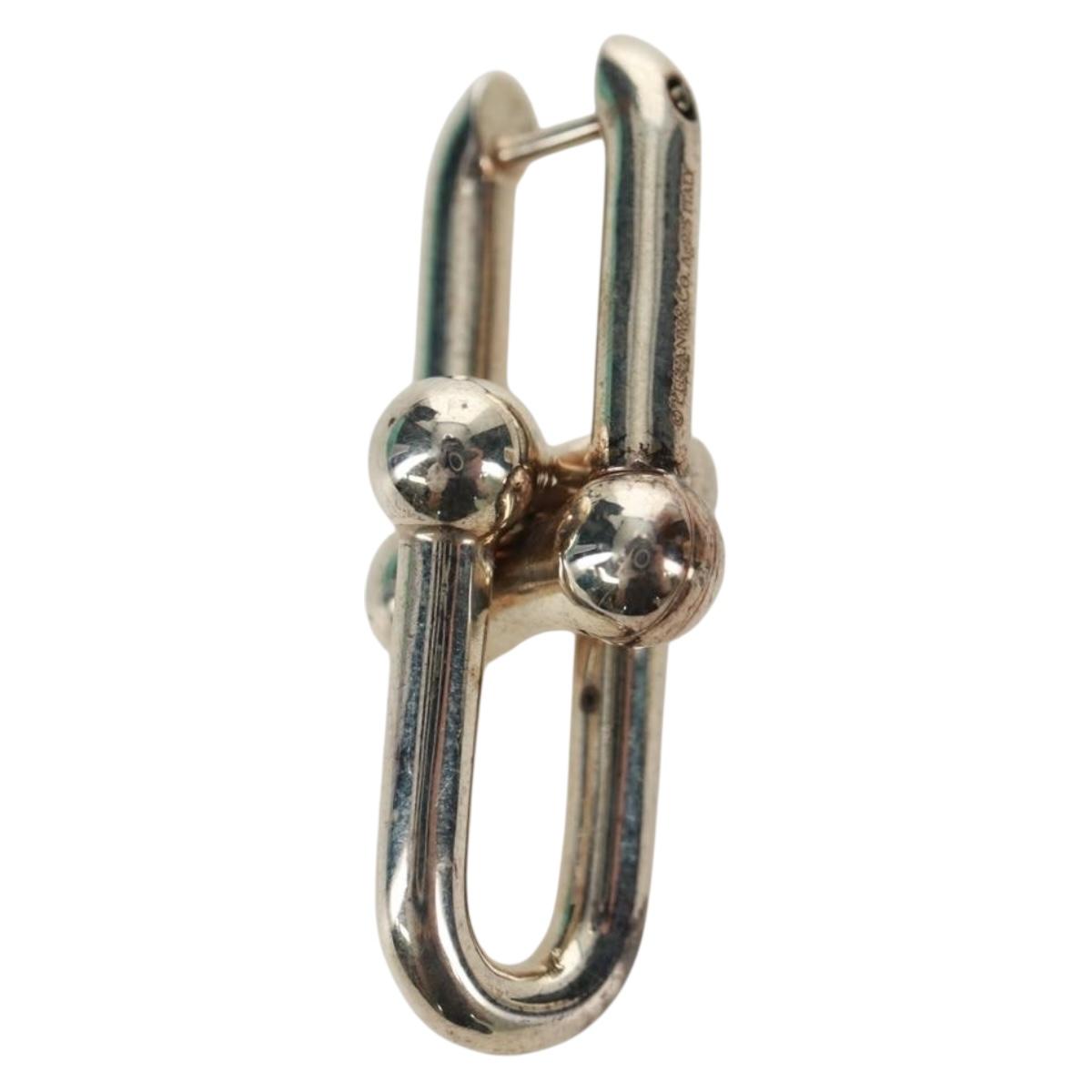 TIFFANY&Co. Pierce Hardware Small Link Ag925 Silver Auth SK019SM